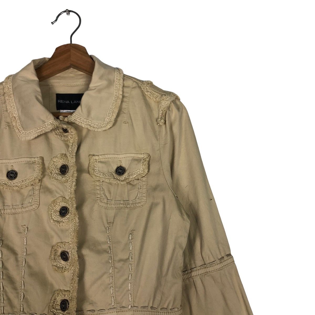 If Six Was Nine 🔥Vtg Biker Jacket Lena Lange Japan Bondage Button Size US M / EU 48-50 / 2 - 6 Thumbnail