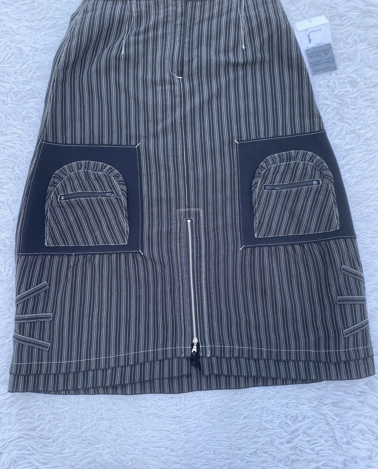 Japanese Brand Rare Japanese Brand Senso Unico Nice Design Midi Skirt Size 29" - 6 Thumbnail