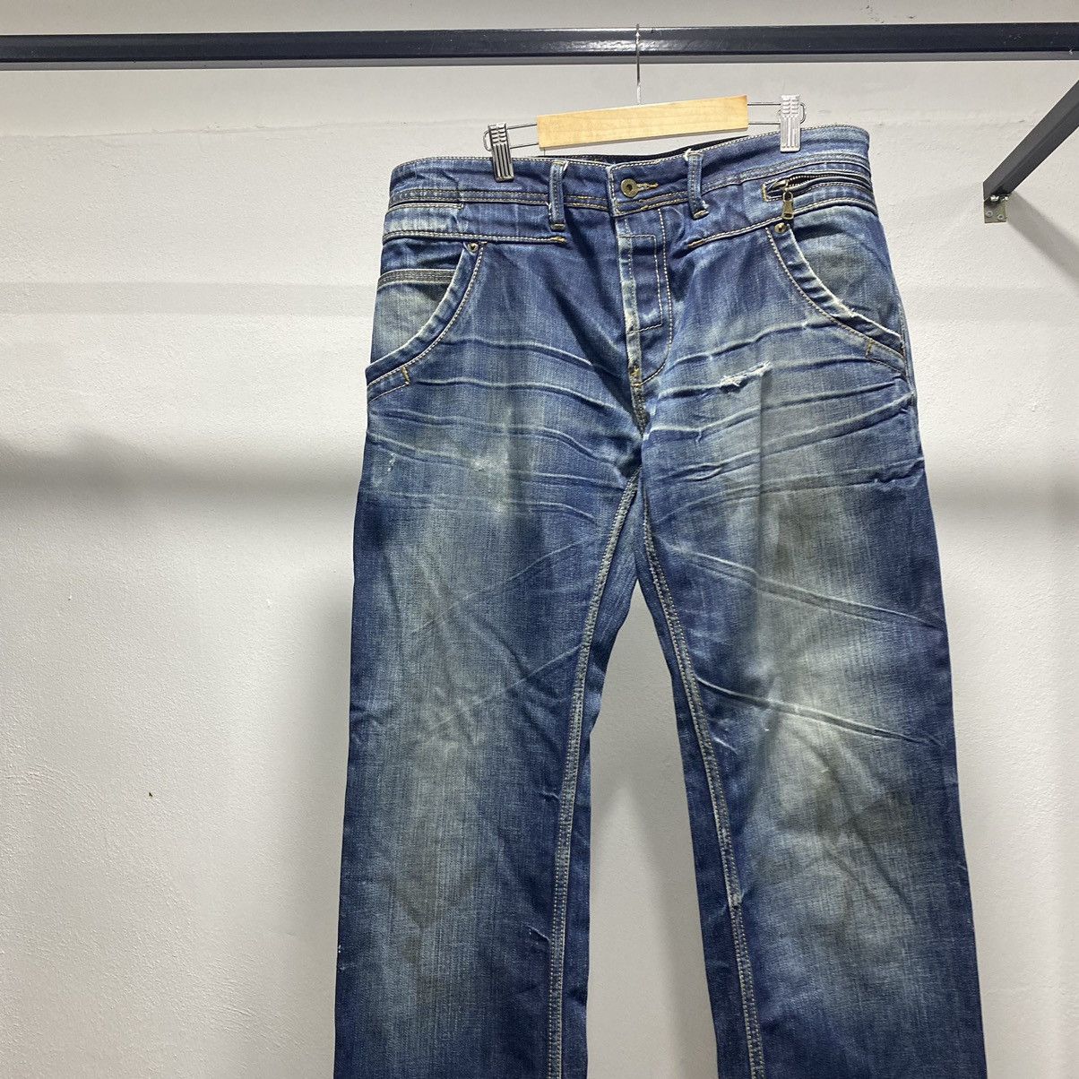 Dolce & Gabbana Sick☠️ Dolce & Gabbana Washed Jeans Denim Claw Size US 34 / EU 50 - 3 Thumbnail