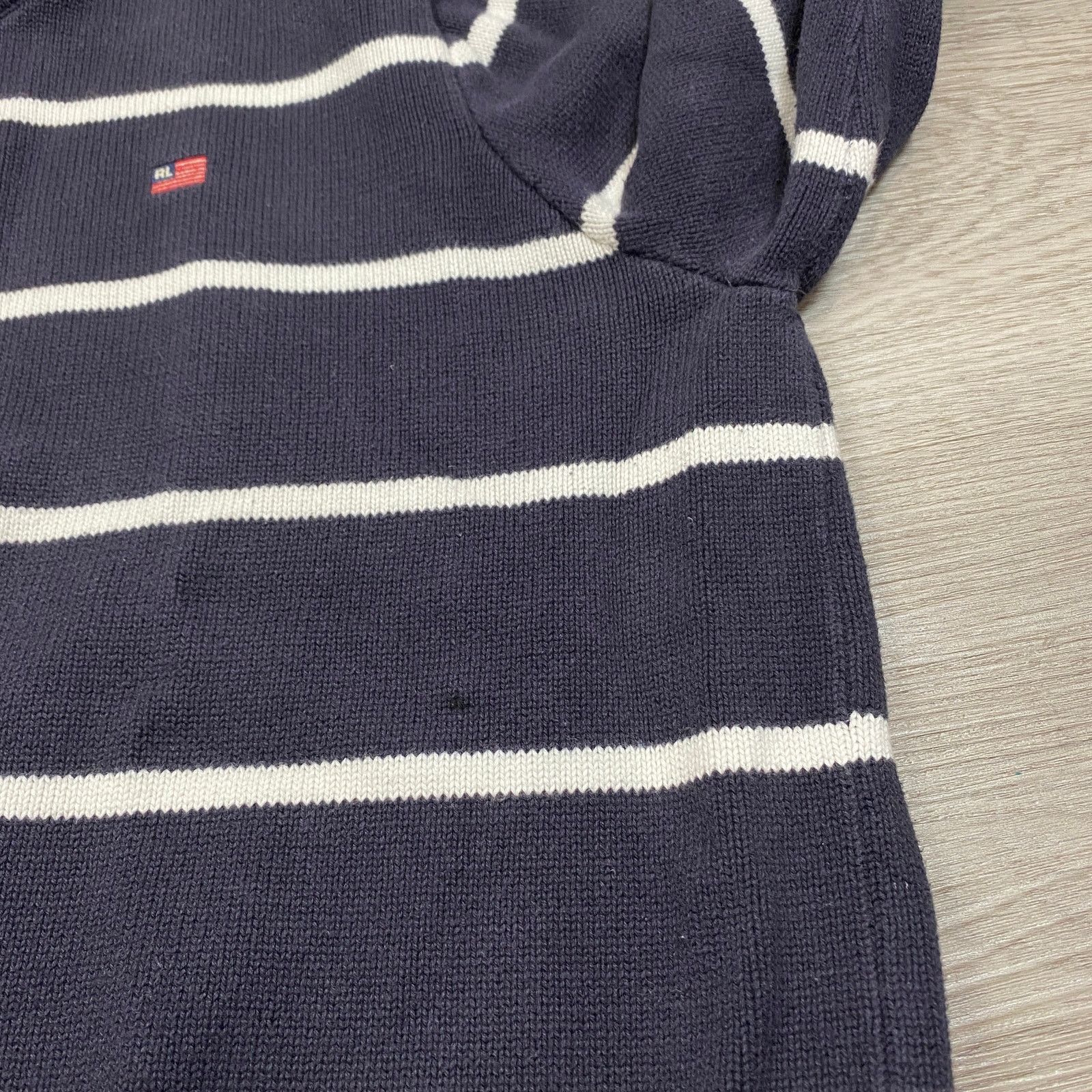 Polo Ralph Lauren × Vintage Vintage Polo Jeans Co Ralph Lauren 1/4 Zip Sweater Men's XL Size US XL / EU 56 / 4 - 8 Thumbnail