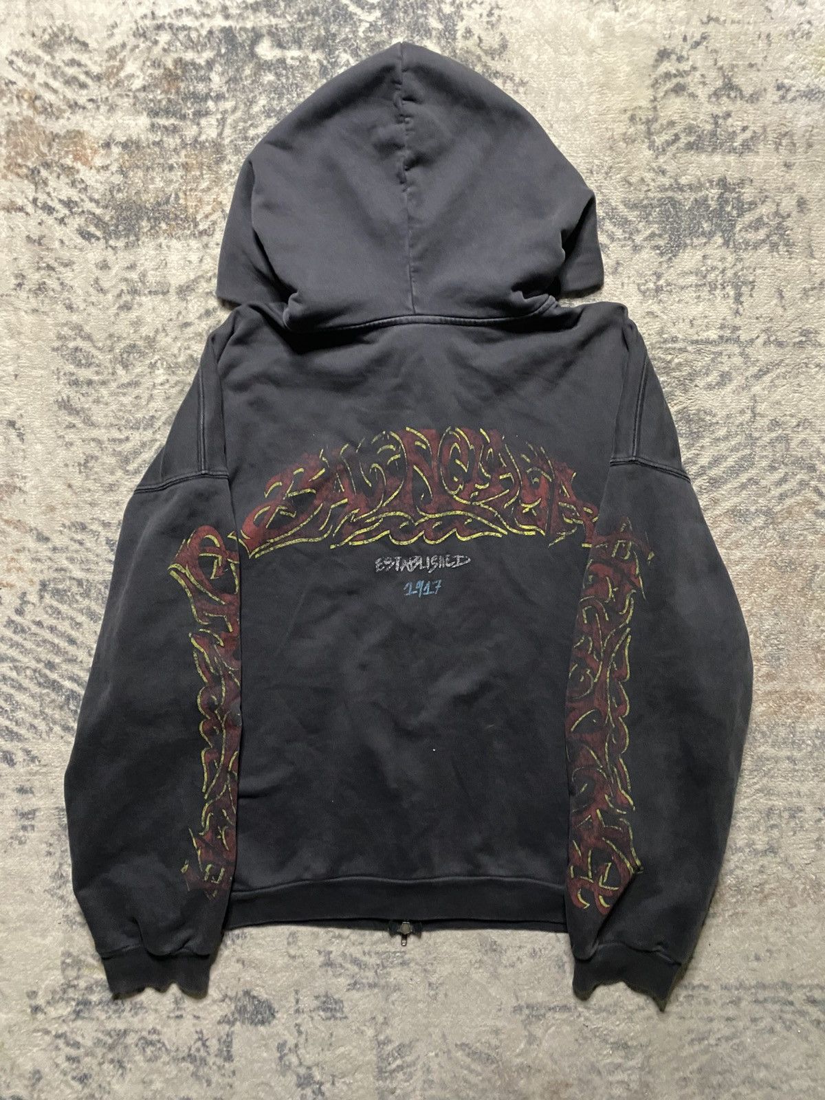 トップス BALENCIAGA 24Summer inside out hoodie BALENCIAGA 24Summer inside out hoodie