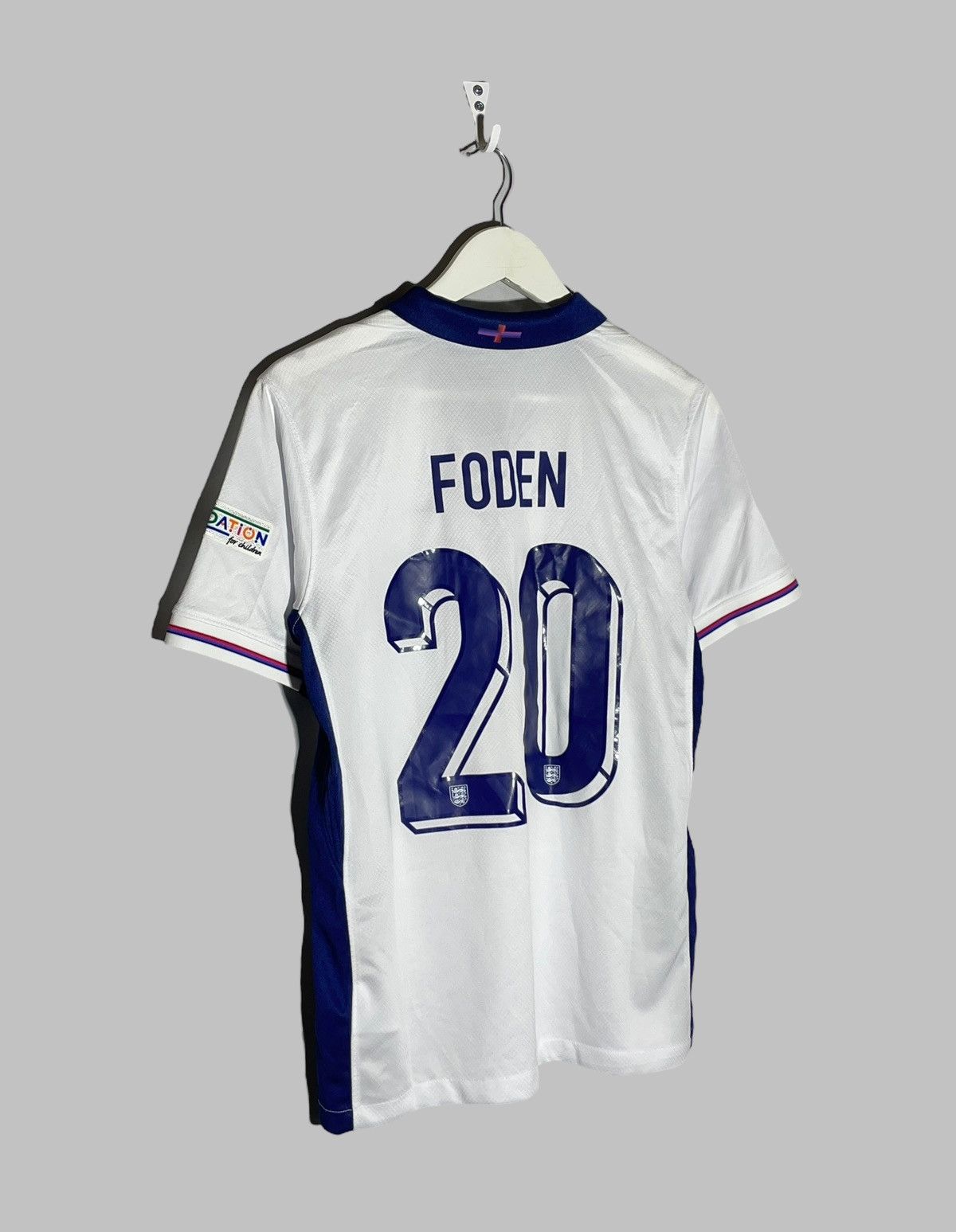 Nike #20 Foden England Nike 2024 Home Football Soccer Jersey Size US S / EU 44-46 / 1 - 1 Thumbnail