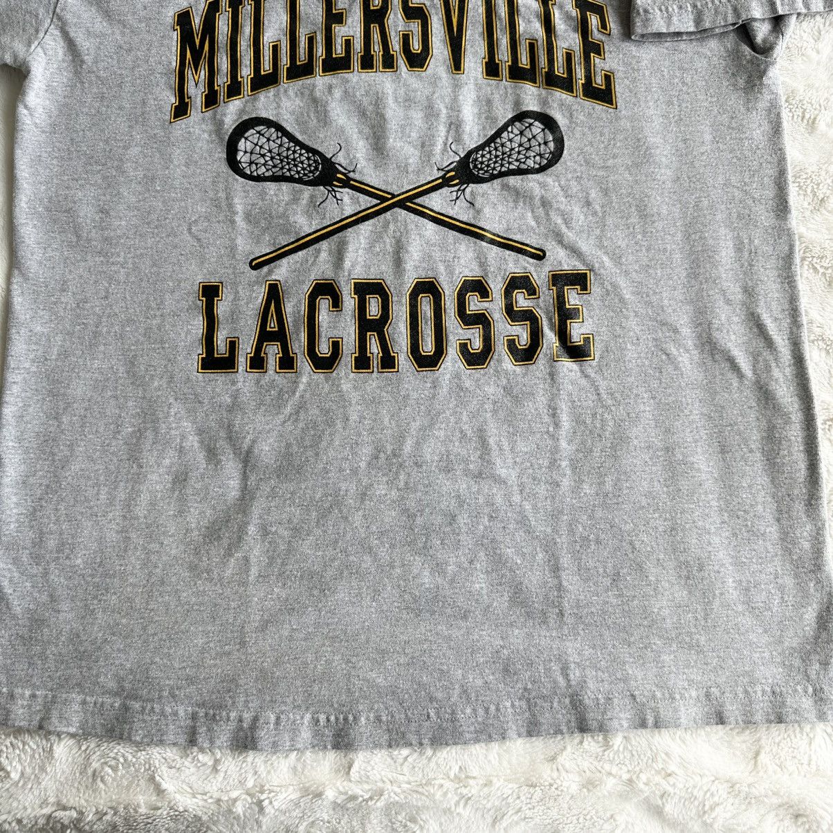Other Vintage Millersville Shirt Tee Mens Large Gray Lacrosse Lax Size US L / EU 52-54 / 3 - 4 Thumbnail