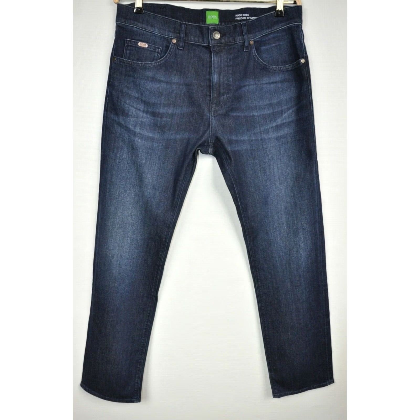 Hugo Boss HUGO BOSS C-MAINE1 Jeans Regular Fit Men W33/L32 Blue 98% Cotton 2% Elastane Regular Jeans 5-Pocket Design Vintage No N/A Size US 33 - 2 Thumbnail