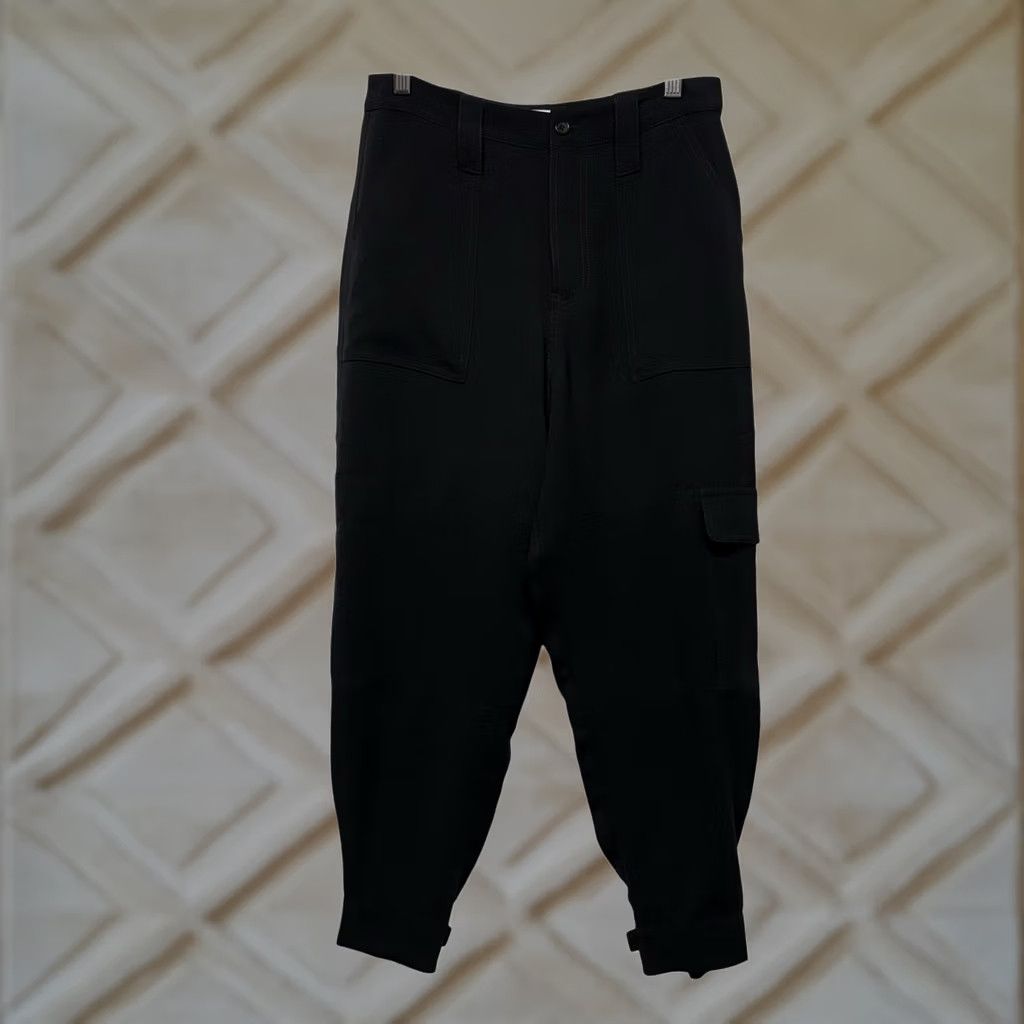 Trina Turk Trina Turk Jogger Pants High Rise Black Button Cuff Pants Size 4 Size 27" / US 4 / IT 40 - 1 Thumbnail