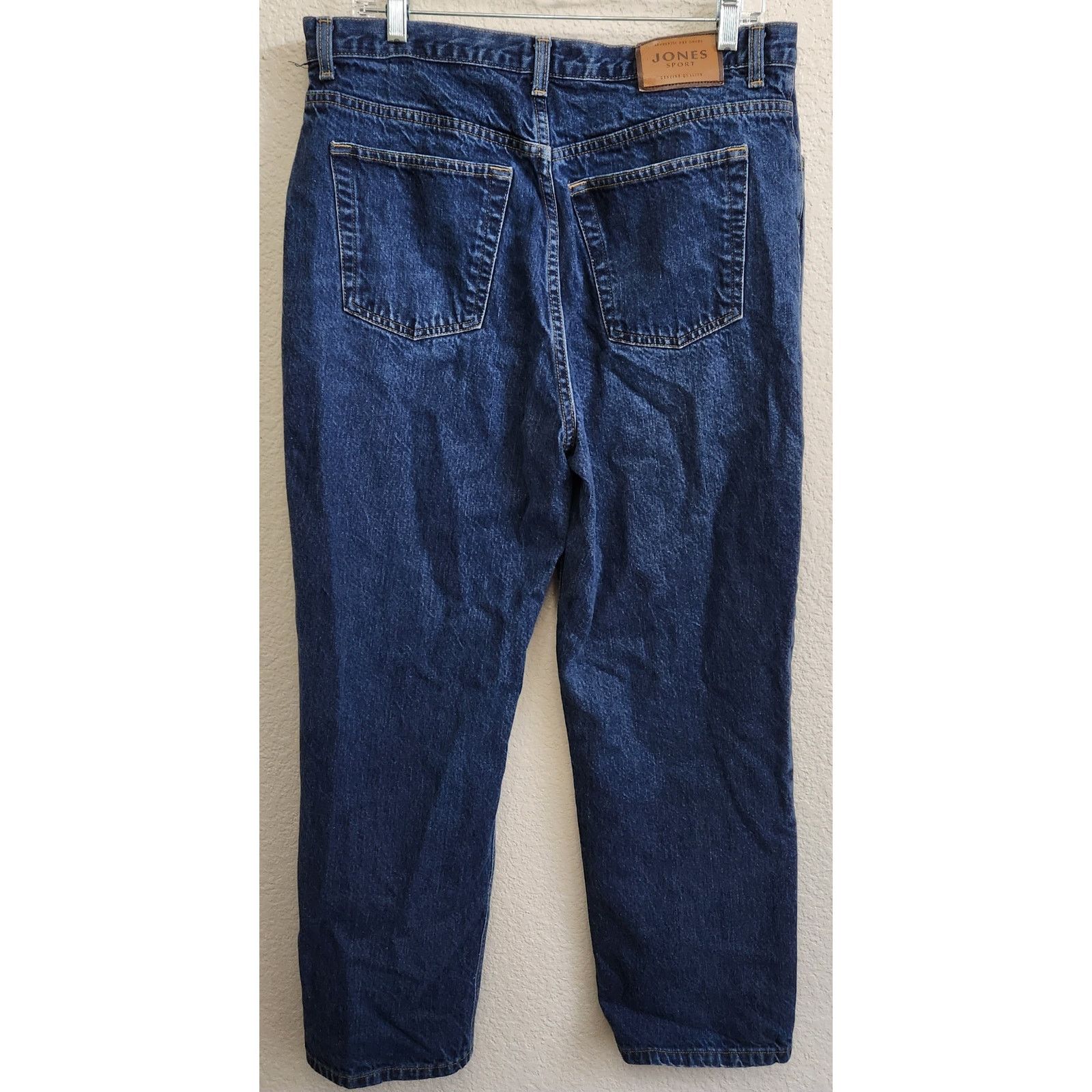 Other Jones Sport Blue Denim Boyfriend Jeans 16 Straight Leg Size 38" / US 16 / IT 52 - 3 Thumbnail