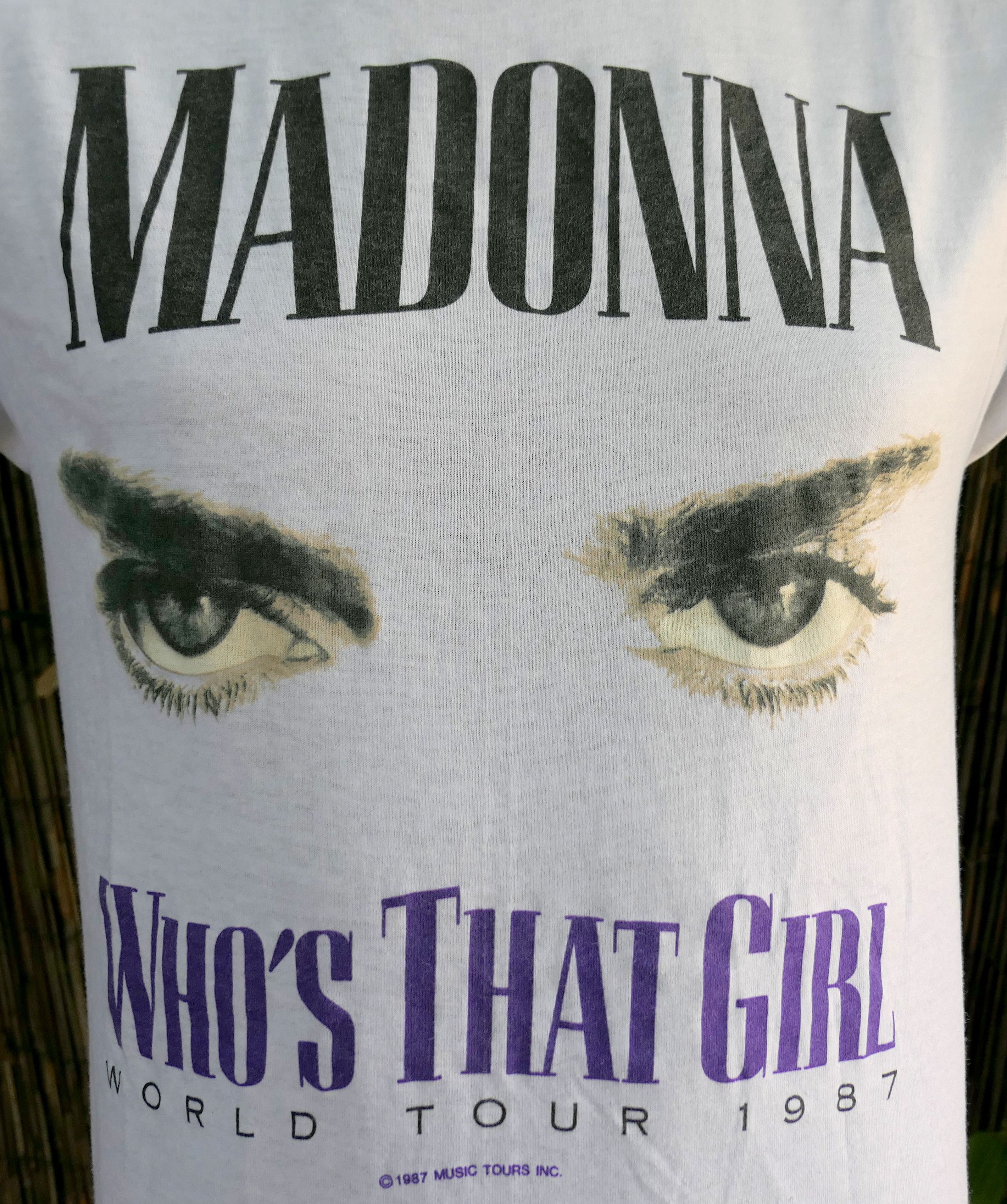 Vintage Vintage 1987 Madonna Who's That Girl World Tour T Shirt M Size US M / EU 48-50 / 2 - 2 Thumbnail