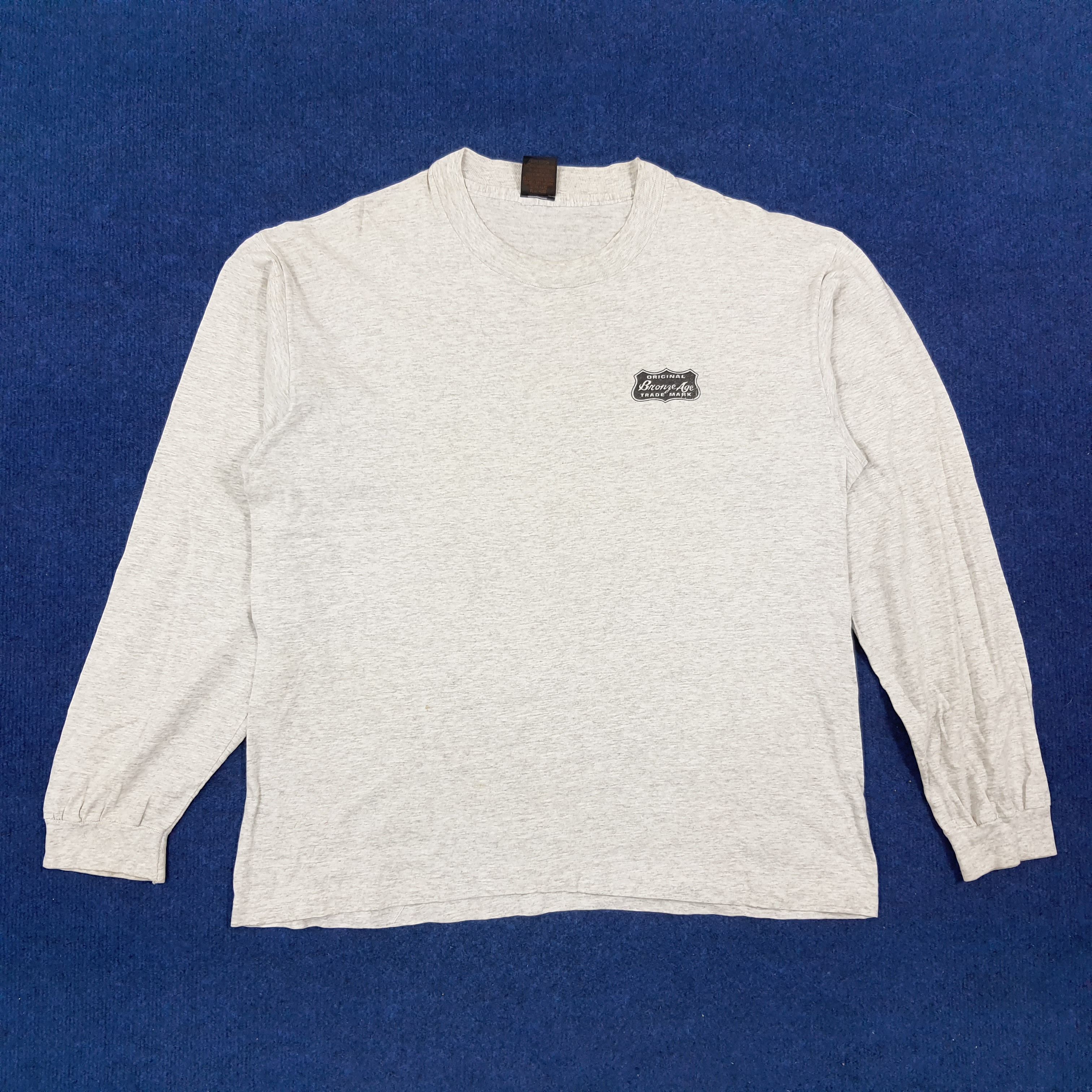 Vintage Vintage Bronze Age Original Trade Mark Long Sleeve Tshirt Size US L / EU 52-54 / 3 - 3 Thumbnail