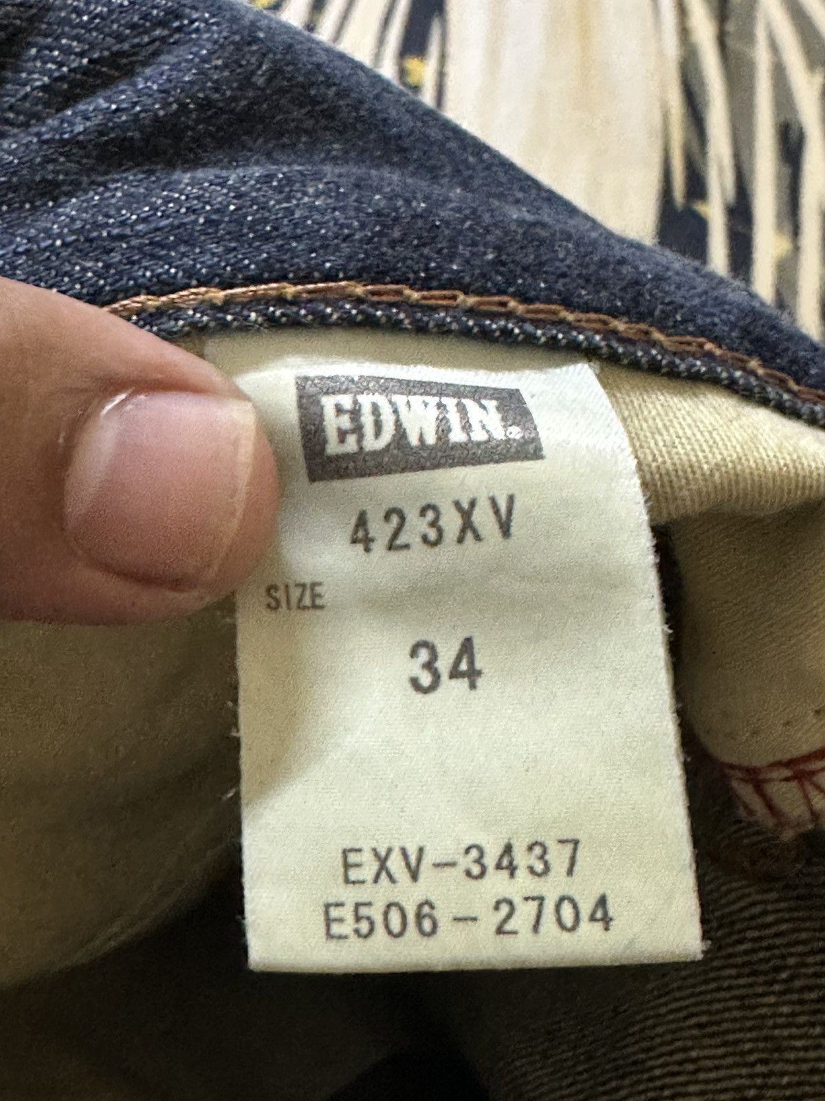 Edwin Vintage Edwin Exclusive Vintage Mudwash Grunge Deni Size US 37 - 8 Thumbnail