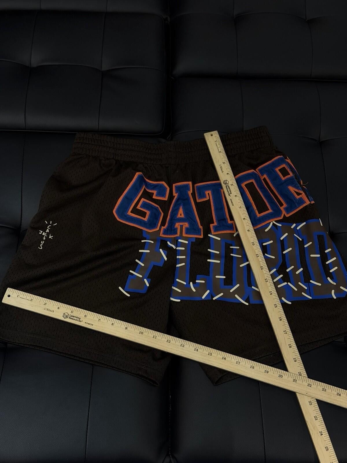 Mitchell & Ness Travis Scott x Mitchell & Ness - Brown Shorts - Men's Large Size US 34 / EU 50 - 9 Thumbnail