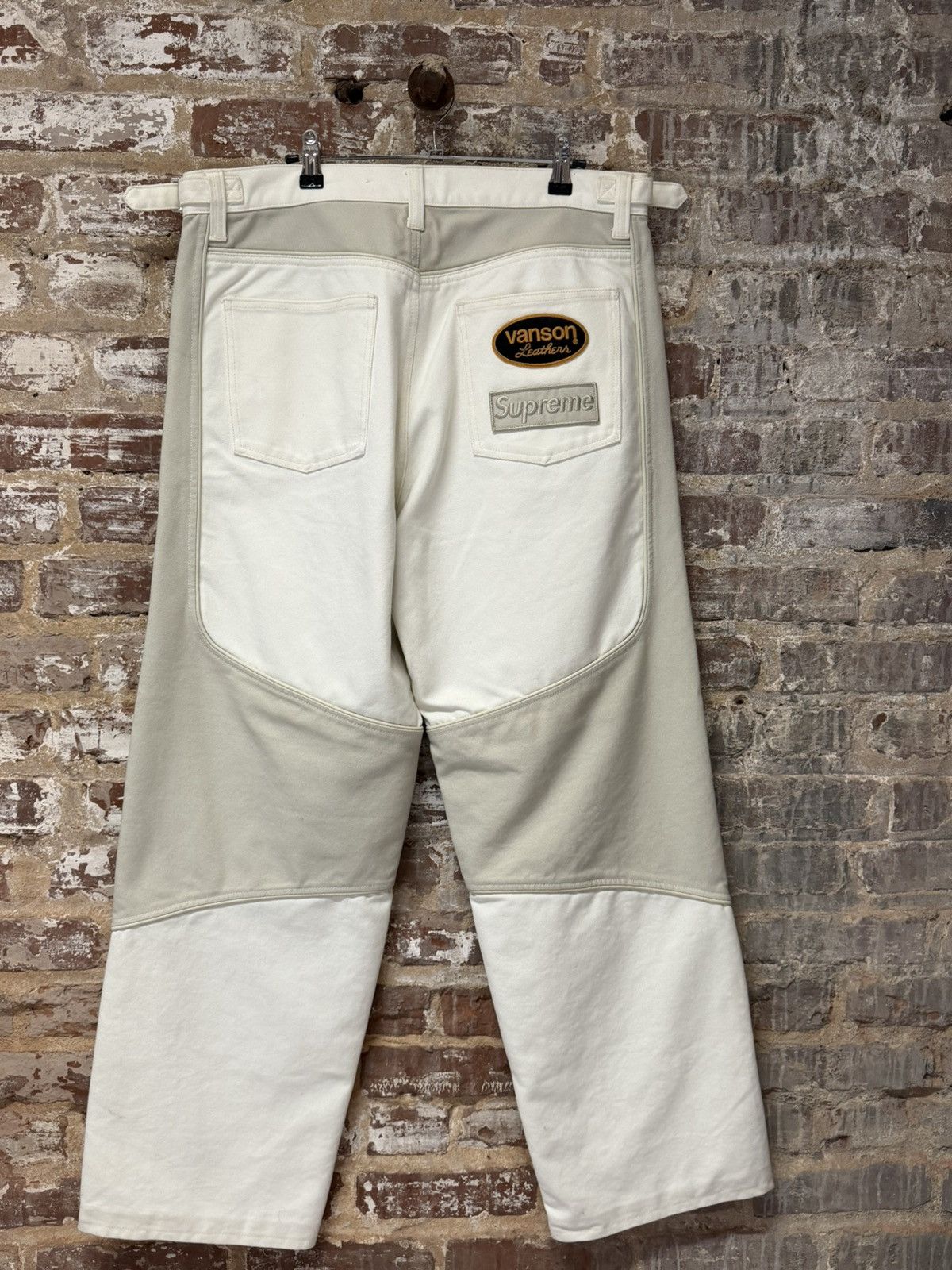 Supreme × Vanson Leathers Supreme Vanson Leathers Cordura Cotton Pant White Size US 34 / EU 50 - 2 Thumbnail
