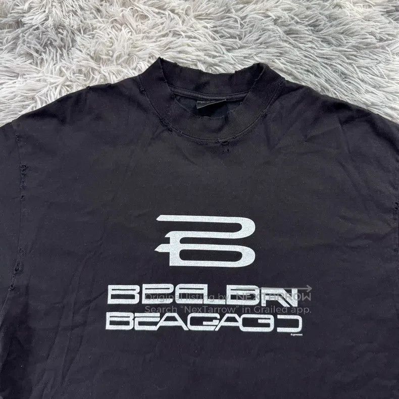 Balenciaga Balenciaga AI Wave Design Short Sleeve T-Shirt Size US S / EU 44-46 / 1 - 3 Thumbnail