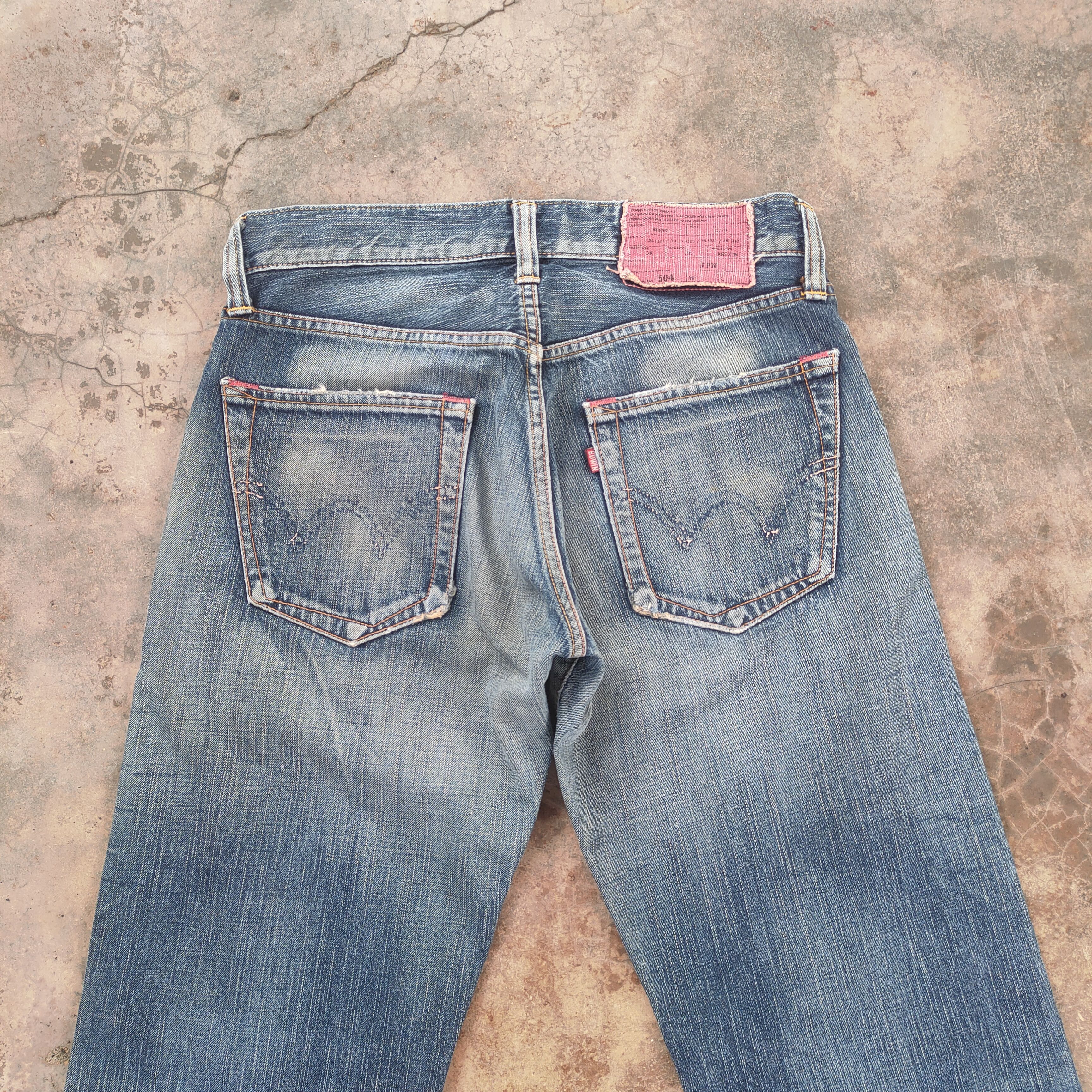 Edwin Edwin 404 vintage distressed jeans denim pants Size US 30 / EU 46 - 7 Thumbnail