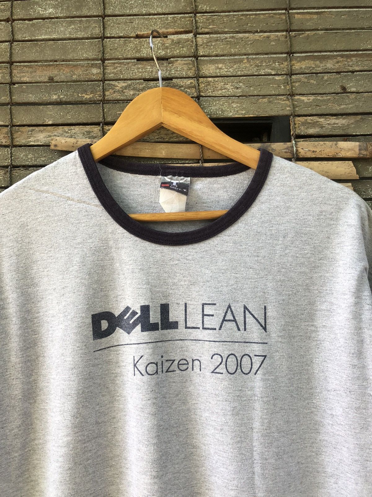 Japanese Brand 🔥Vintage Y2K🔥Microsoft DELL LEAN Kaizen Ringer Tshirts Size US L / EU 52-54 / 3 - 1 Thumbnail