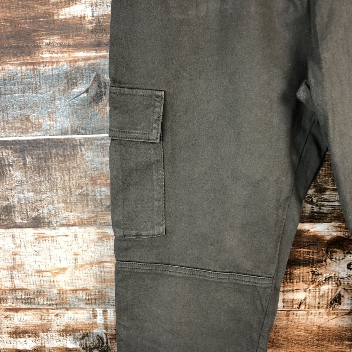 Japanese Brand Denimus Green Cargo Multipocket Pants #A2538 Size US 29 - 11 Thumbnail