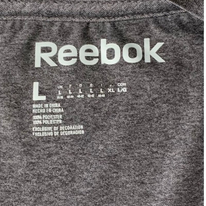 Reebok Reebok Women's Size Large Soft Shirt Logo Short Sleeve Crew Size L / US 10 / IT 46 - 6 Thumbnail
