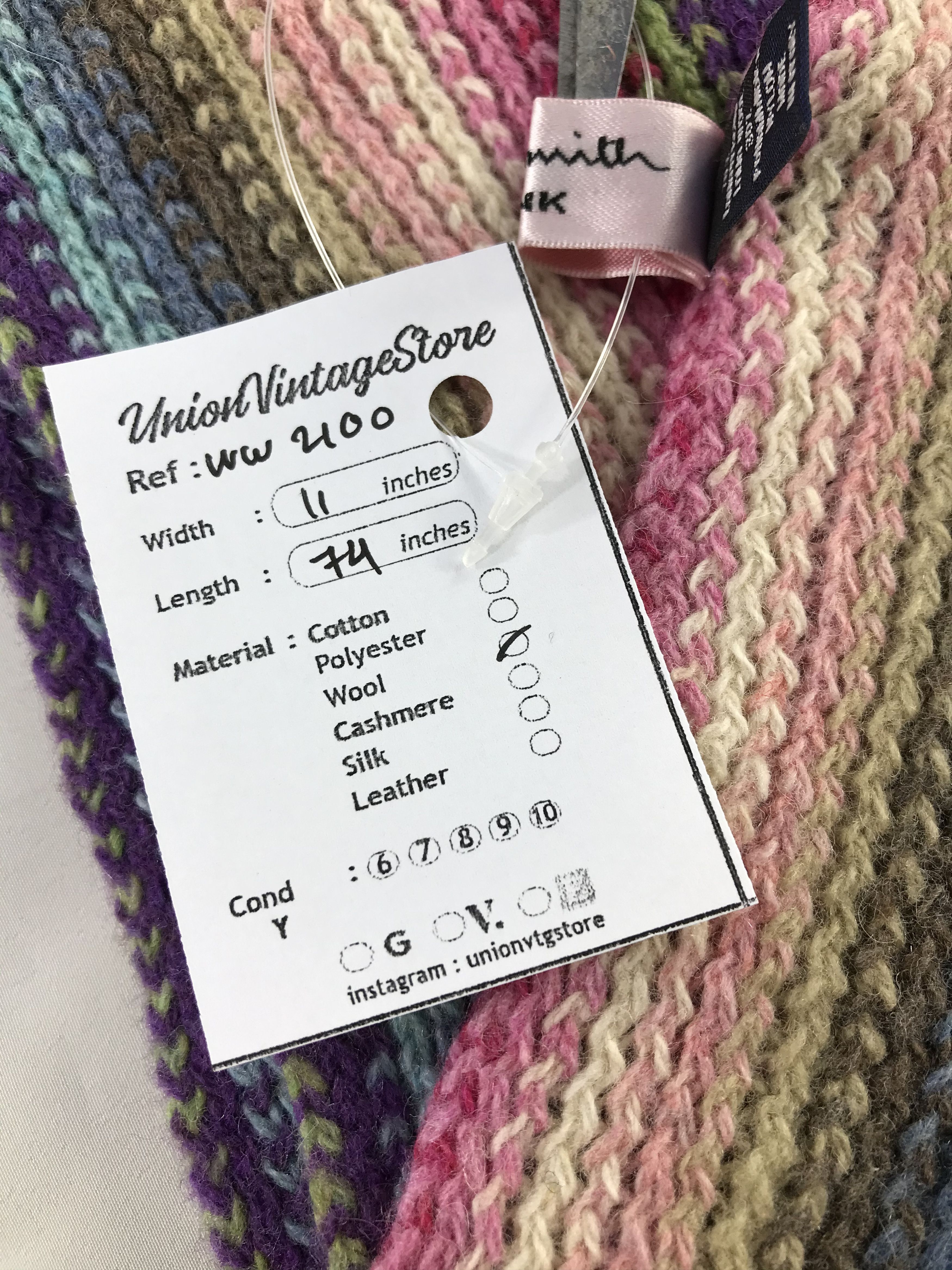 Paul Smith × Vintage Paul Smith Scarf / Muffler / Neckwear - WW2100 Size ONE SIZE - 5 Thumbnail