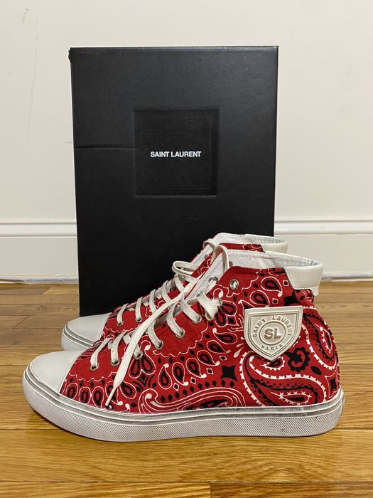 Saint laurent bandana outlet sneakers