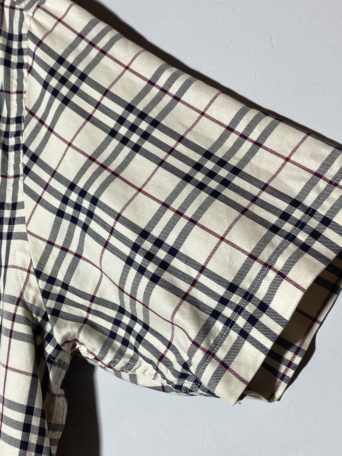 Burberry Vintage Burberry London Checked Short Sleeve Shirt Men’s Size US M / EU 48-50 / 2 - 8 Thumbnail