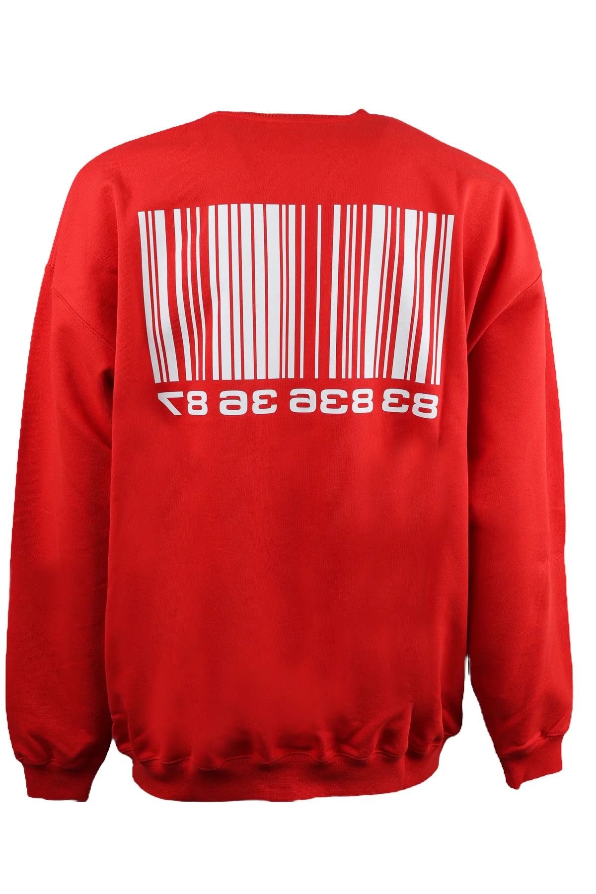 Vetements o1y0924 Sweatshirt in Red/White Size US L / EU 52-54 / 3 - 2 Thumbnail