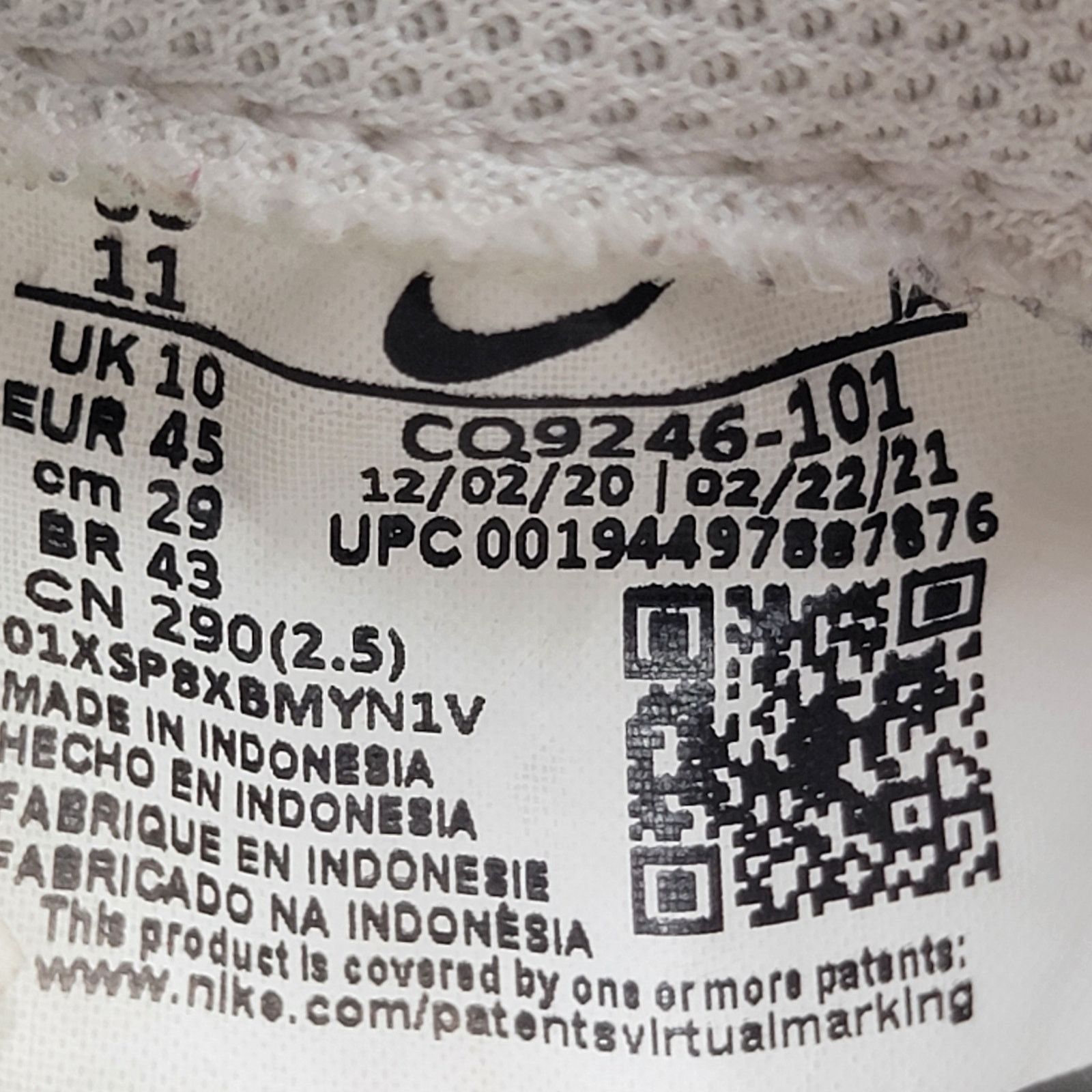 Nike Nike Court Royale 2 Low 'Triple White' Mens Sz 11 CQ9246 101 Size US 11 / EU 44 - 8 Thumbnail