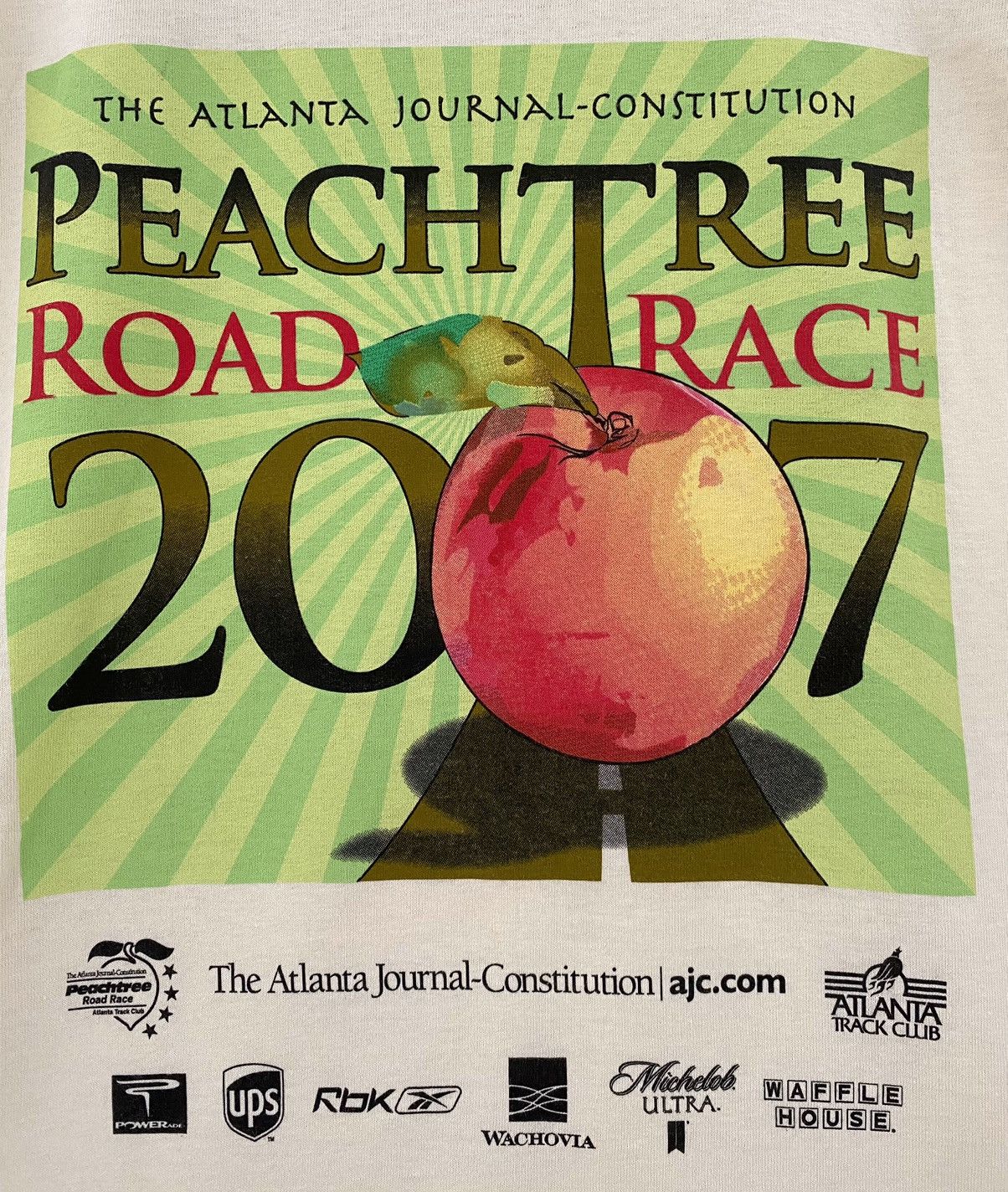 Vintage 2007 Atlanta Peachtree Road Race T-Shirt Men’s Size XS Size US XS / EU 42 / 0 - 2 Thumbnail