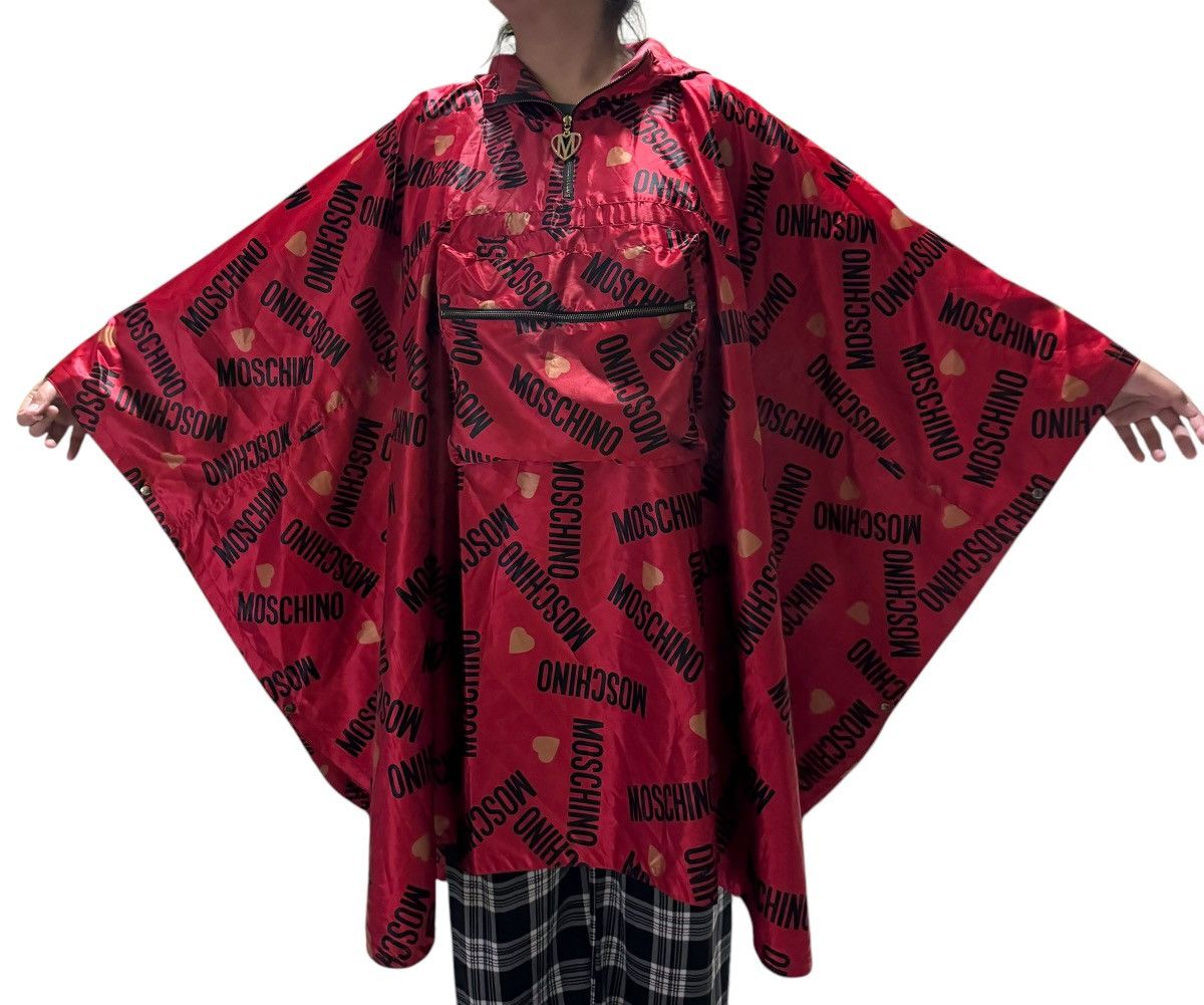 Moschino Vintage Moschino Monogram Rain Coat Jacket Size L / US 10 / IT 46 - 10 Thumbnail