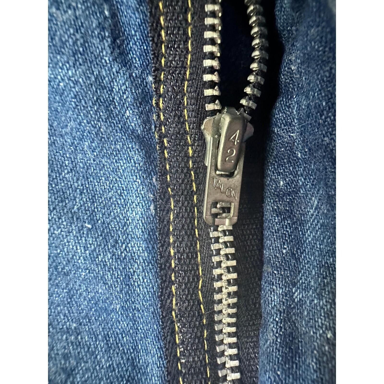Designer 60s Cheap Jeans Denim Talon 42 Zipper 30 x 31 Size US 30 / EU 46 - 7 Thumbnail