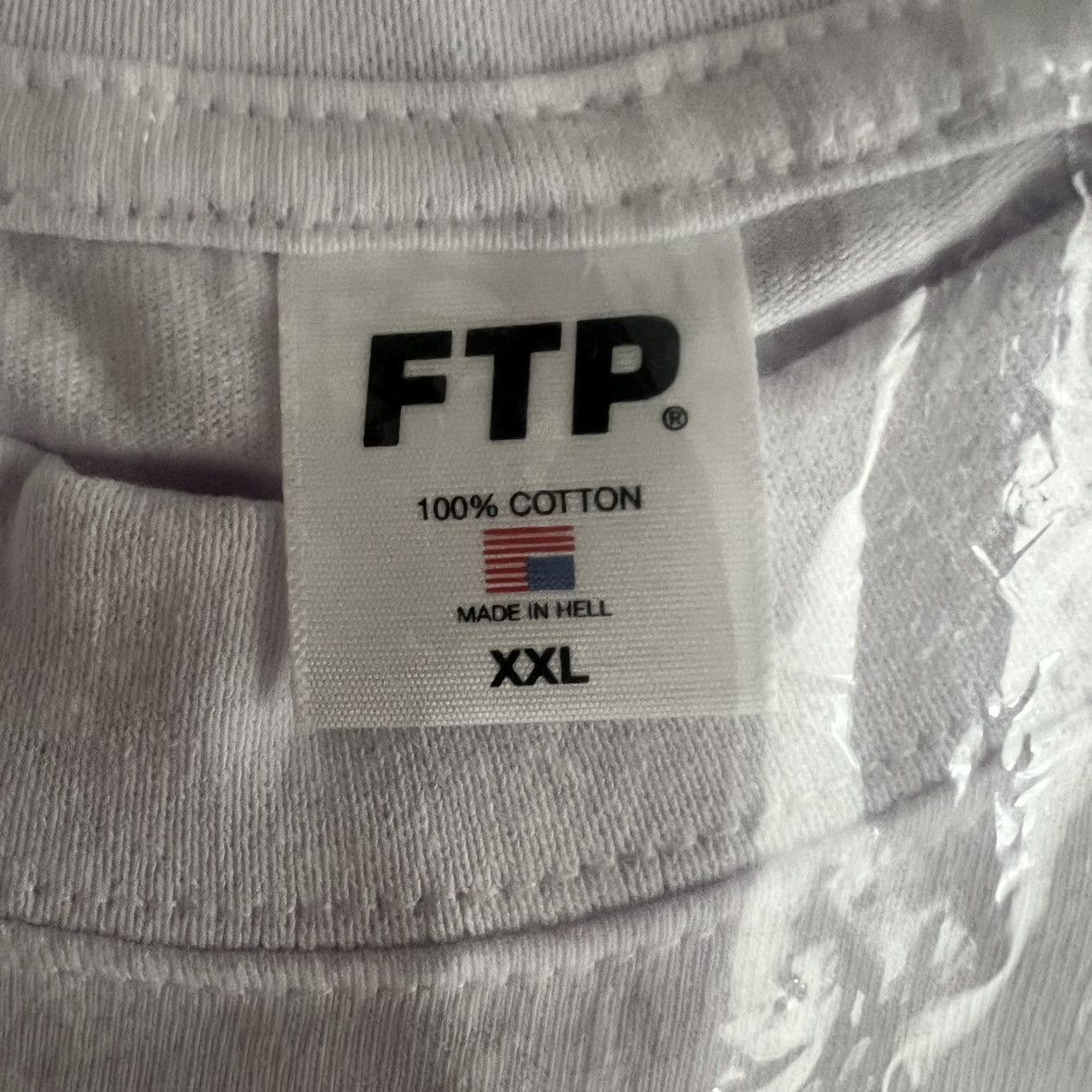 Fuck The Population FTP Mexican flag white tee Size US XXL / EU 58 / 5 - 2 Thumbnail