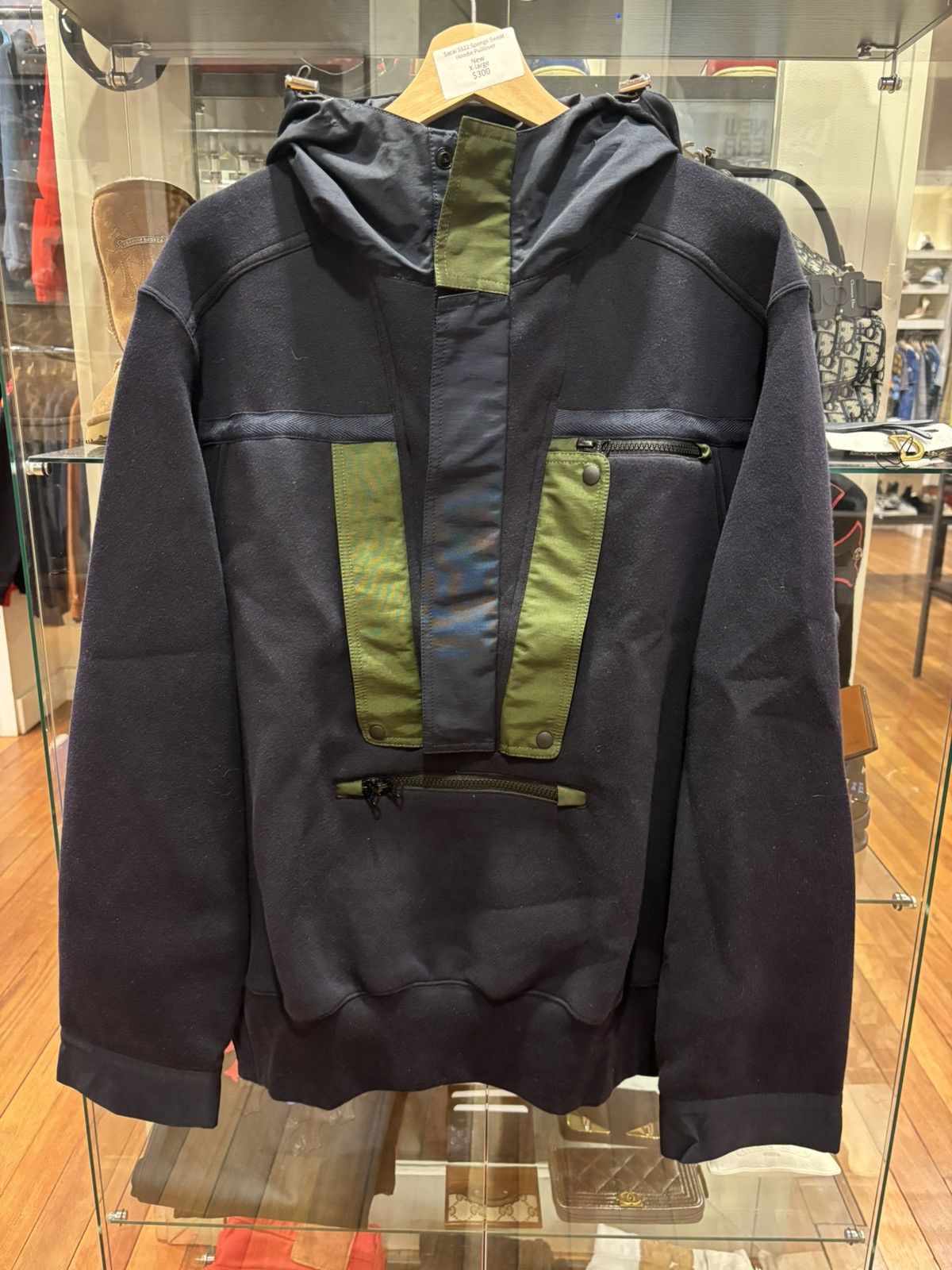 Sacai SS22 Sponge Sweat Hoodie Pullover