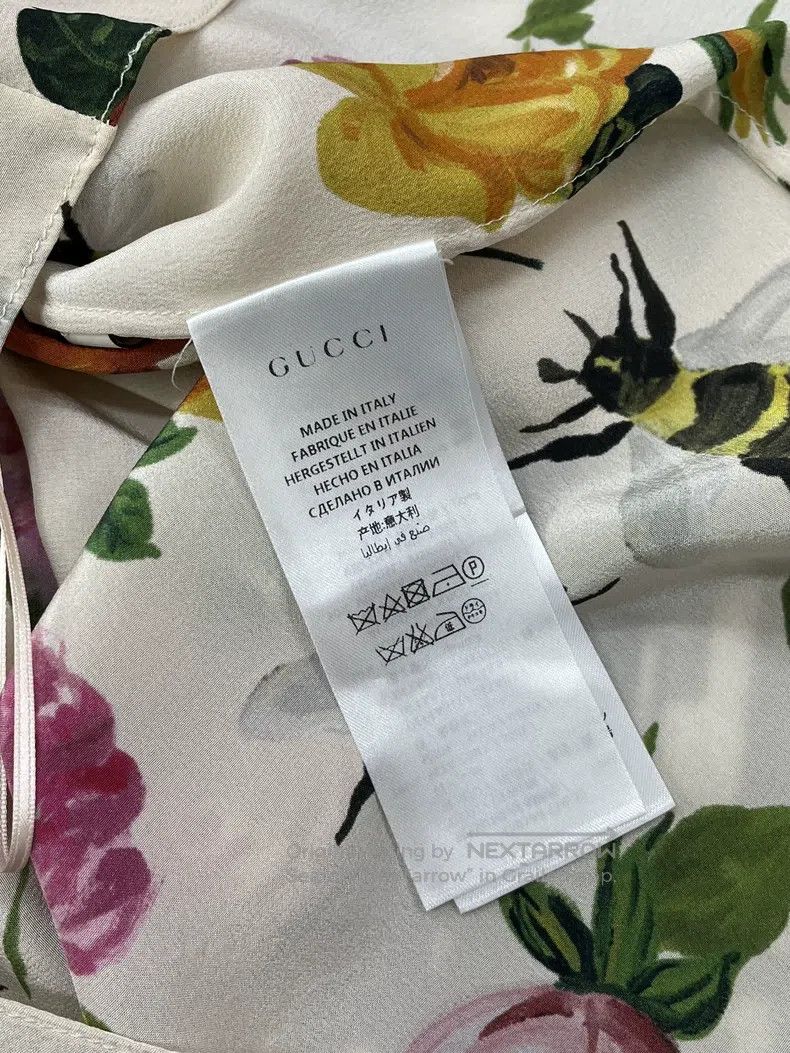 Gucci Gucci Silk printed lace-tied top and vest Size XS / US 0-2 / IT 36-38 - 5 Thumbnail