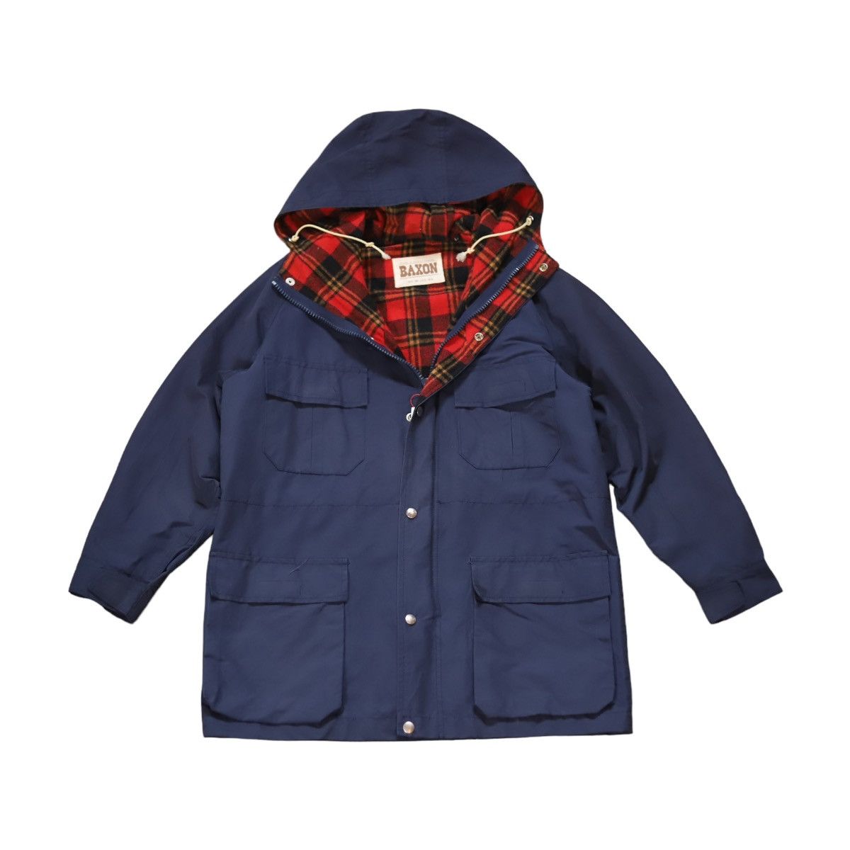 NAVY PARKA : BAXON JAPAN HOODIE JACKET