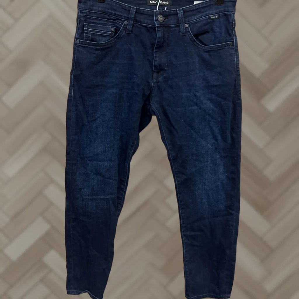 Mavi Mavi Jake Slim Leg Jeans Men 31x30 Blue Denim Stretch Slim Mid 10-12 Regular 5-Pocket Brand: Mavi Jake Straight 30 In Inseam Men Size US 31 - 1 Thumbnail
