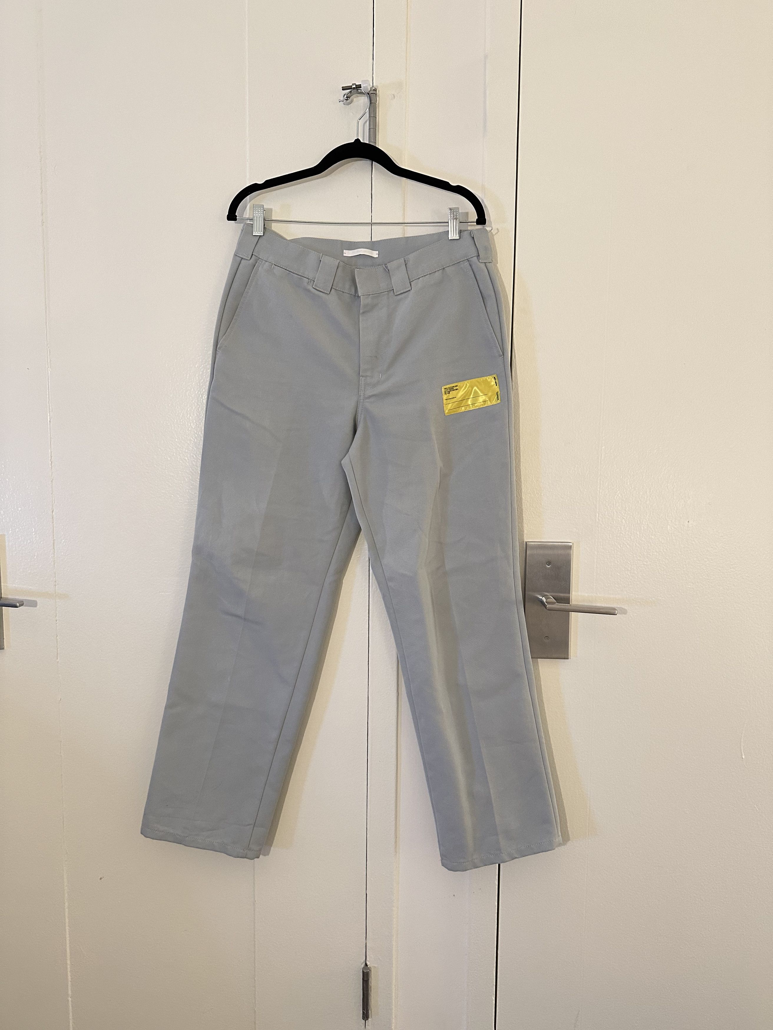 image of Helmut Lang Work Pants in Grey, Men's (Size 31)