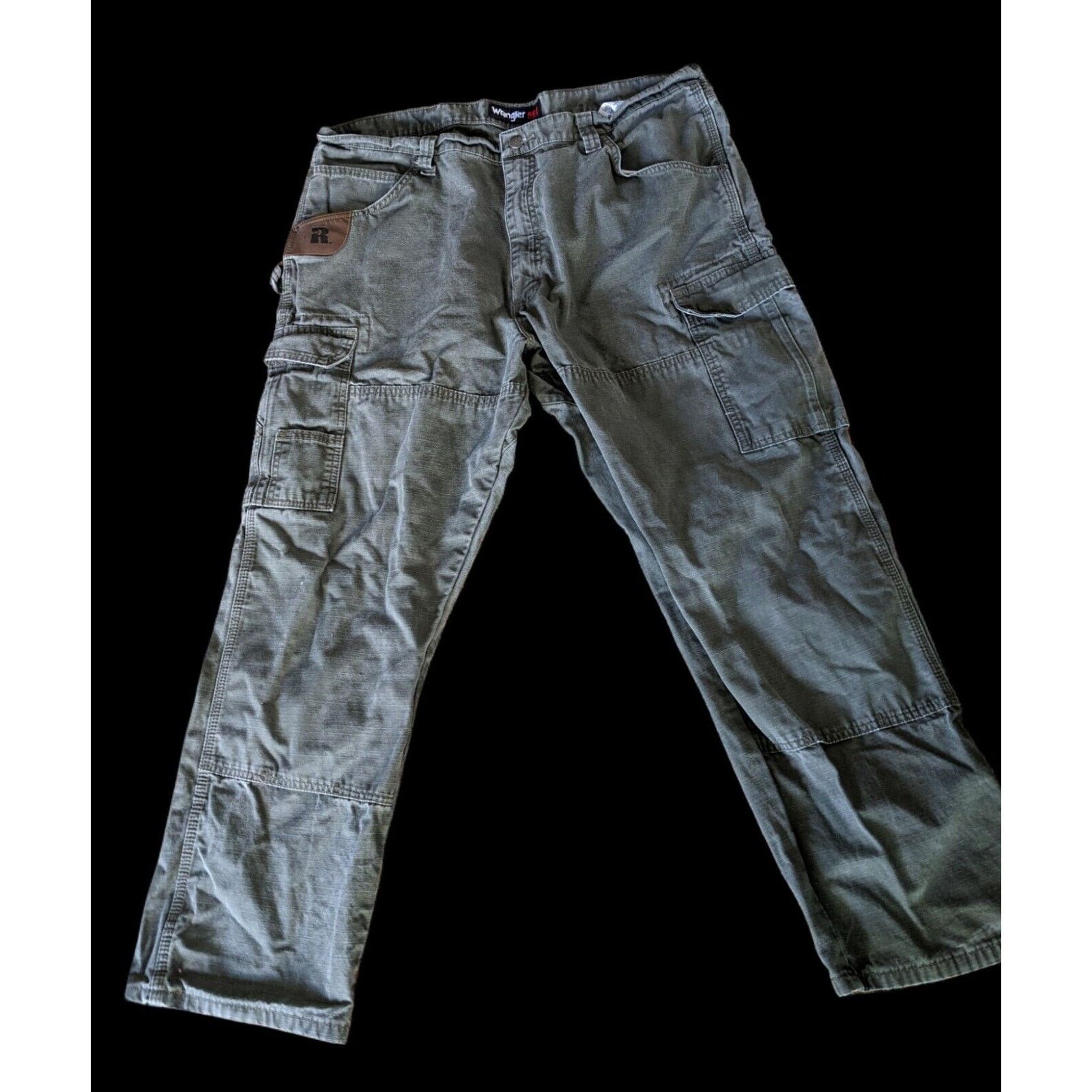 Wrangler Wrangler Riggs Grungy Work Pants 40 X 30 Green Cargo Ripstop Size US 40 / EU 56 - 1 Thumbnail