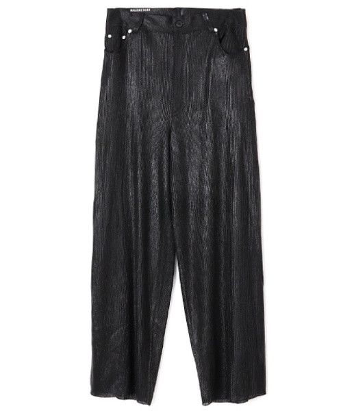 o1la1rc1a1024 Transparent Pants in Black