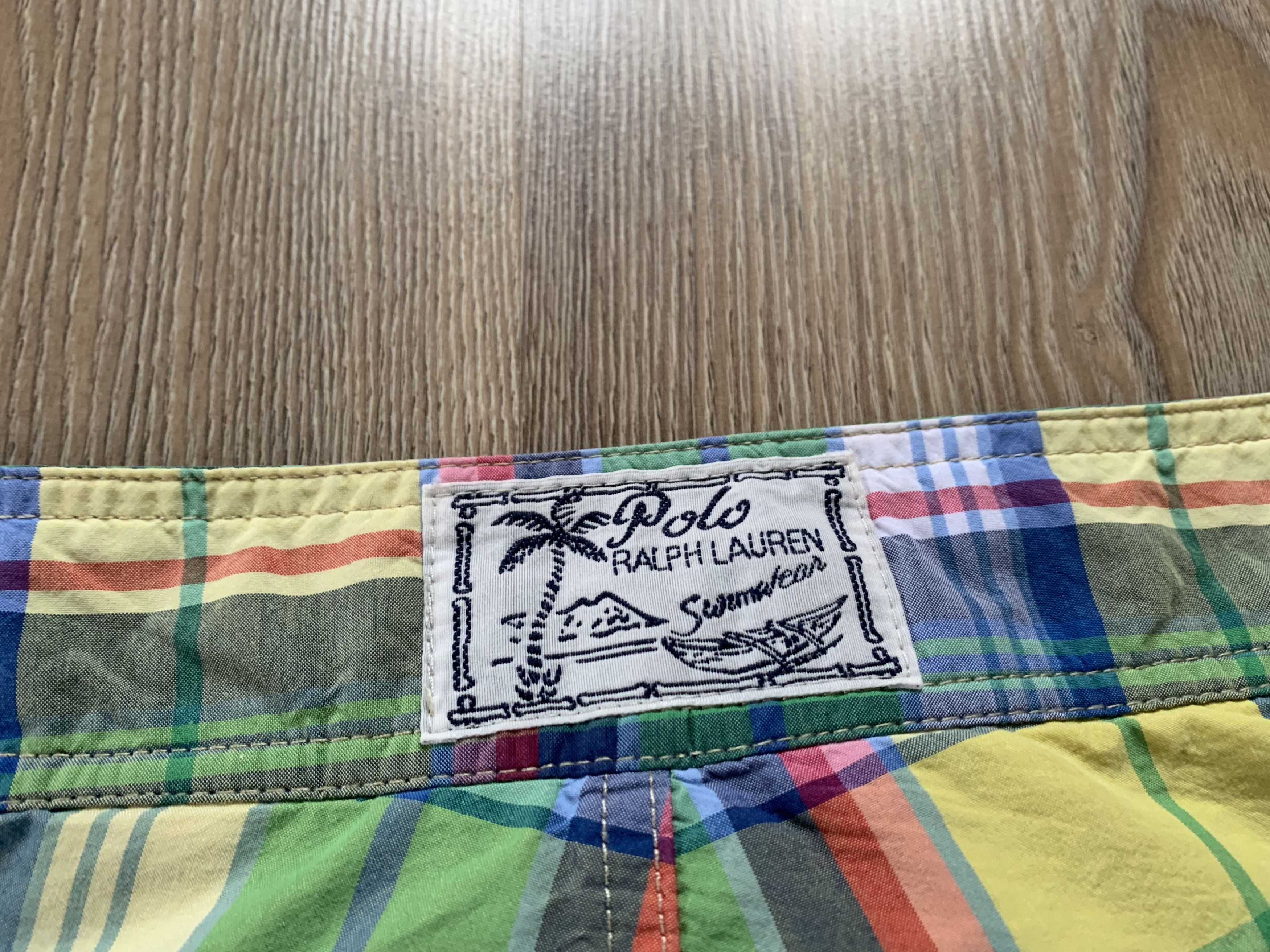 Polo Ralph Lauren Polo Ralph Lauren Multicolor Check Swim Shorts Size US 36 / EU 52 - 7 Thumbnail