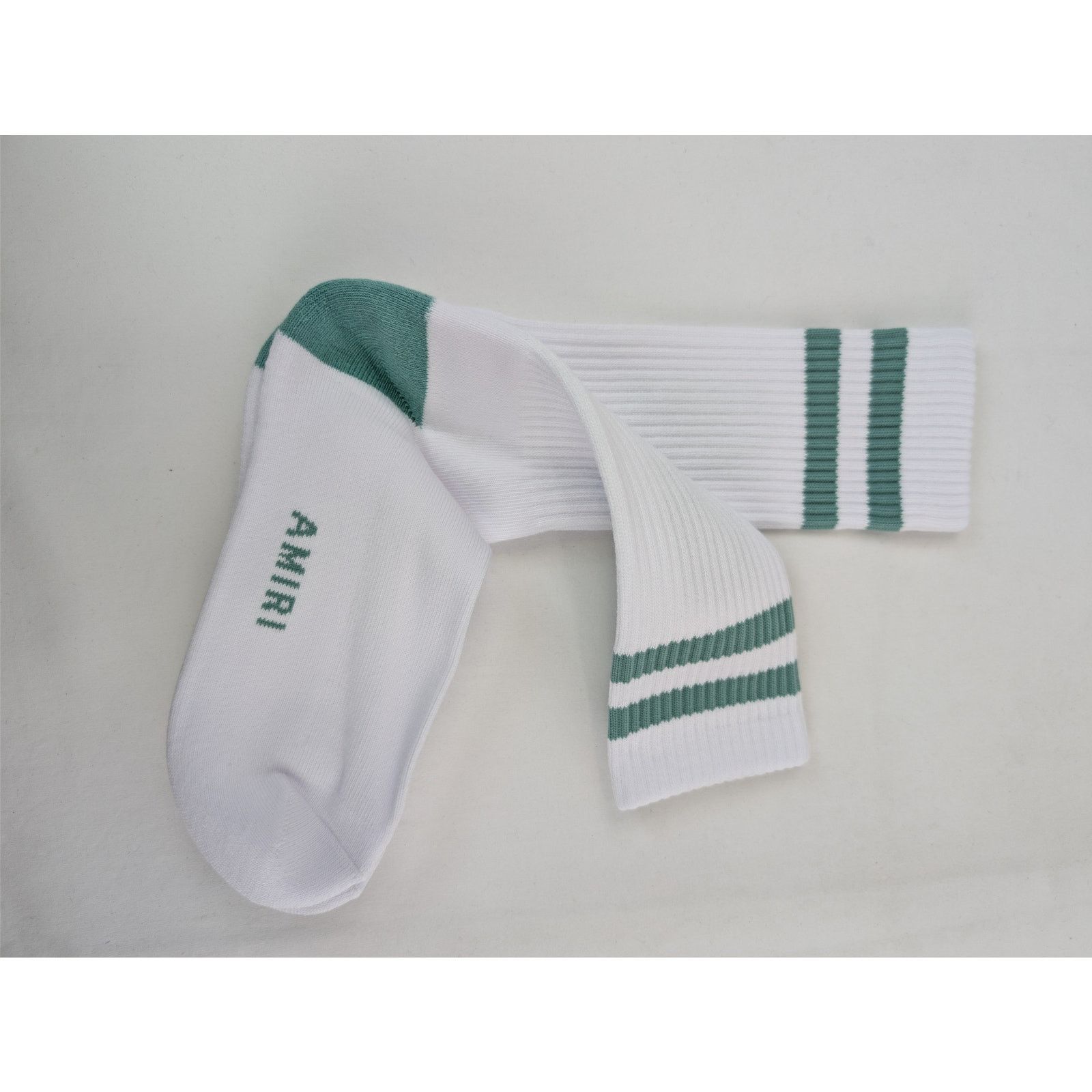 Amiri o1rshd1 Q:2 / Size: 43-44 / MA Stripe Socks White / Seacrest Size ONE SIZE - 12 Thumbnail