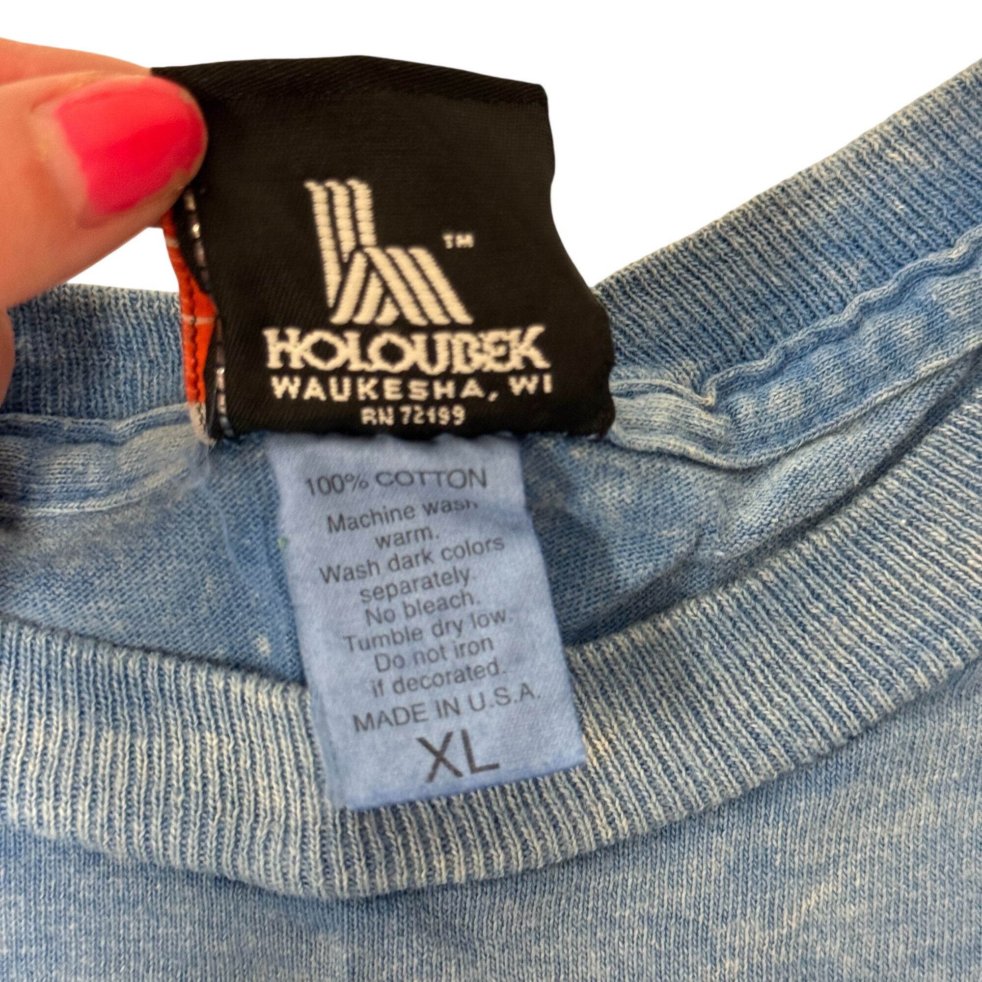 Harley Davidson Motorcycle Holoubek Blue Stonewash Daytona Bike Week T Shirt Size US XL / EU 56 / 4 - 7 Thumbnail