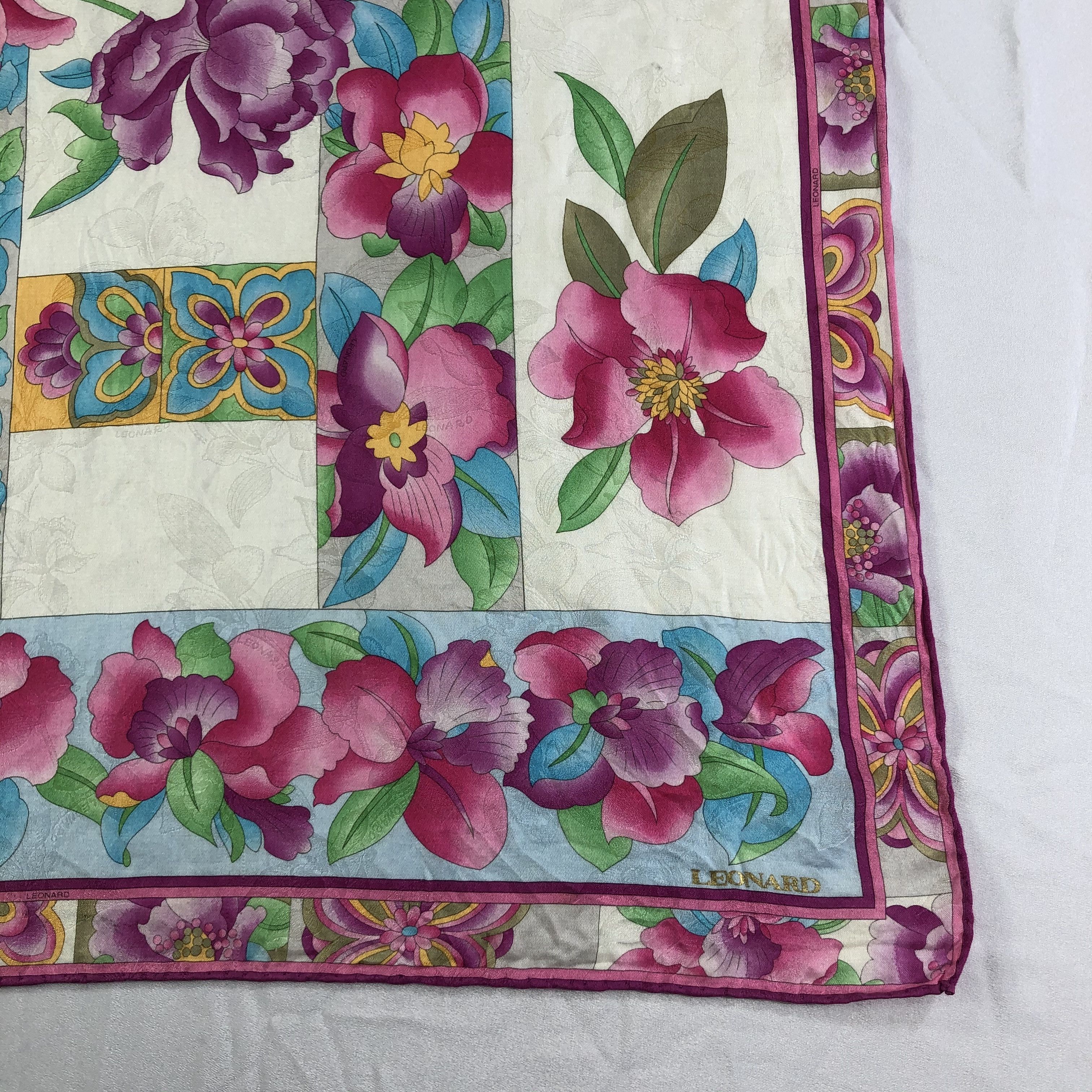 Vintage Vintage Leonard Silk Scarf Size ONE SIZE - 4 Thumbnail