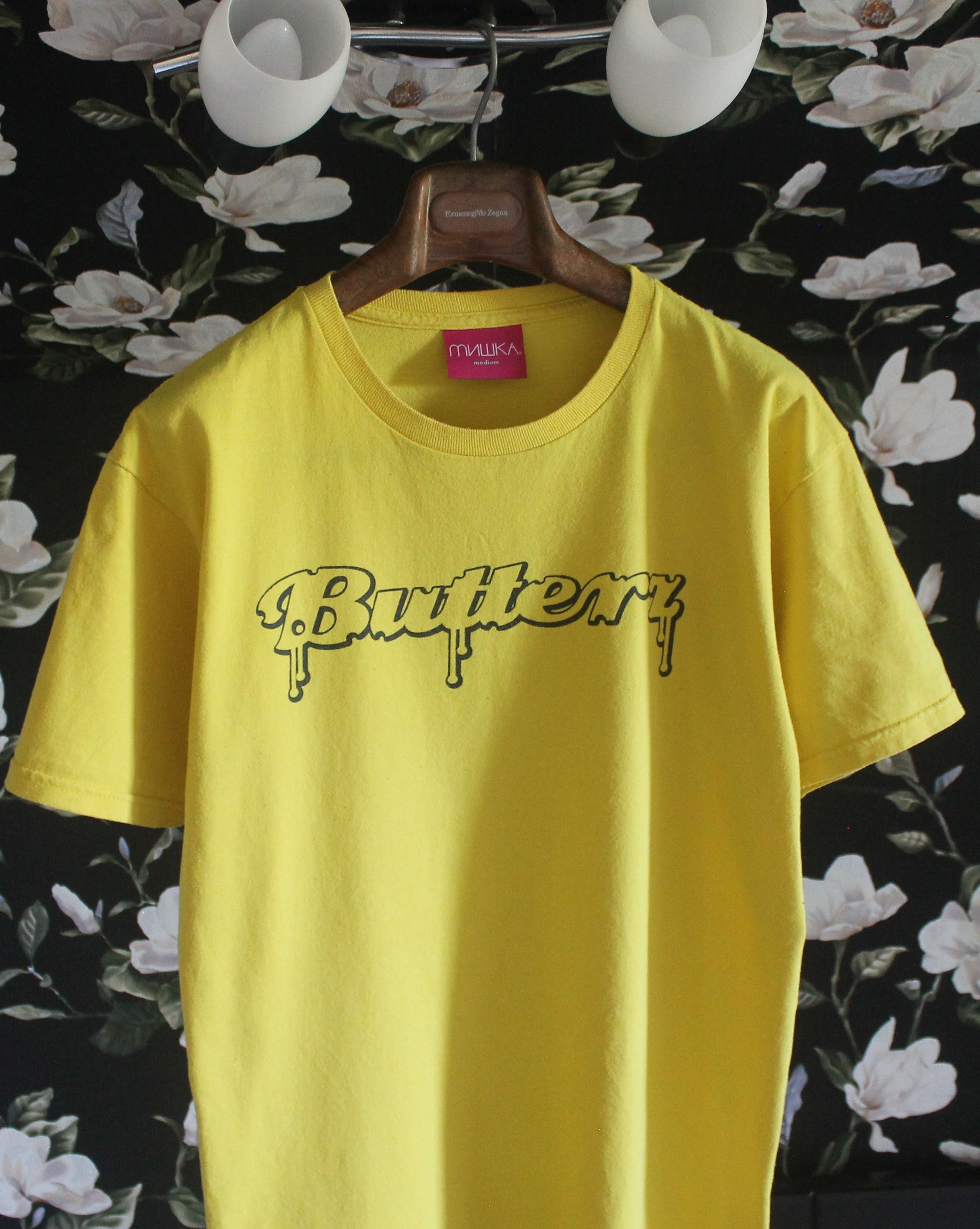 Mishka Mishka Butterz T-Shirt Yellow Size US M / EU 48-50 / 2 - 2 Thumbnail