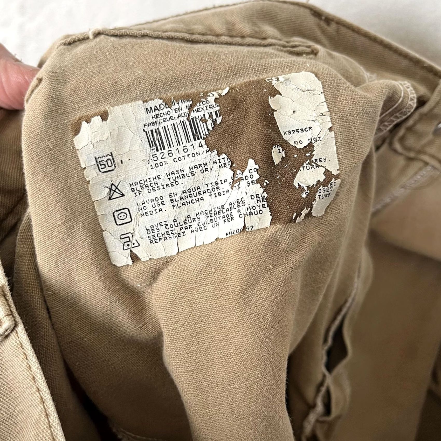 Dickies VTG Dickies Cargo Shorts Mens 34 Beige Canvas Carpenter Utility Pockets Workwear 11in Inseam Size US 34 / EU 50 - 7 Thumbnail