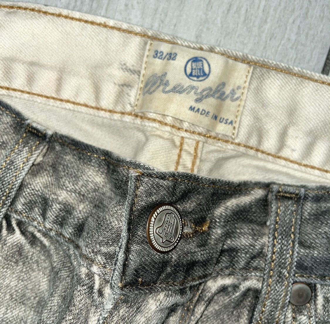 Vintage × Wrangler Wrangler Blue Bell Selvedge Denim RARE Size US 31 - 4 Thumbnail