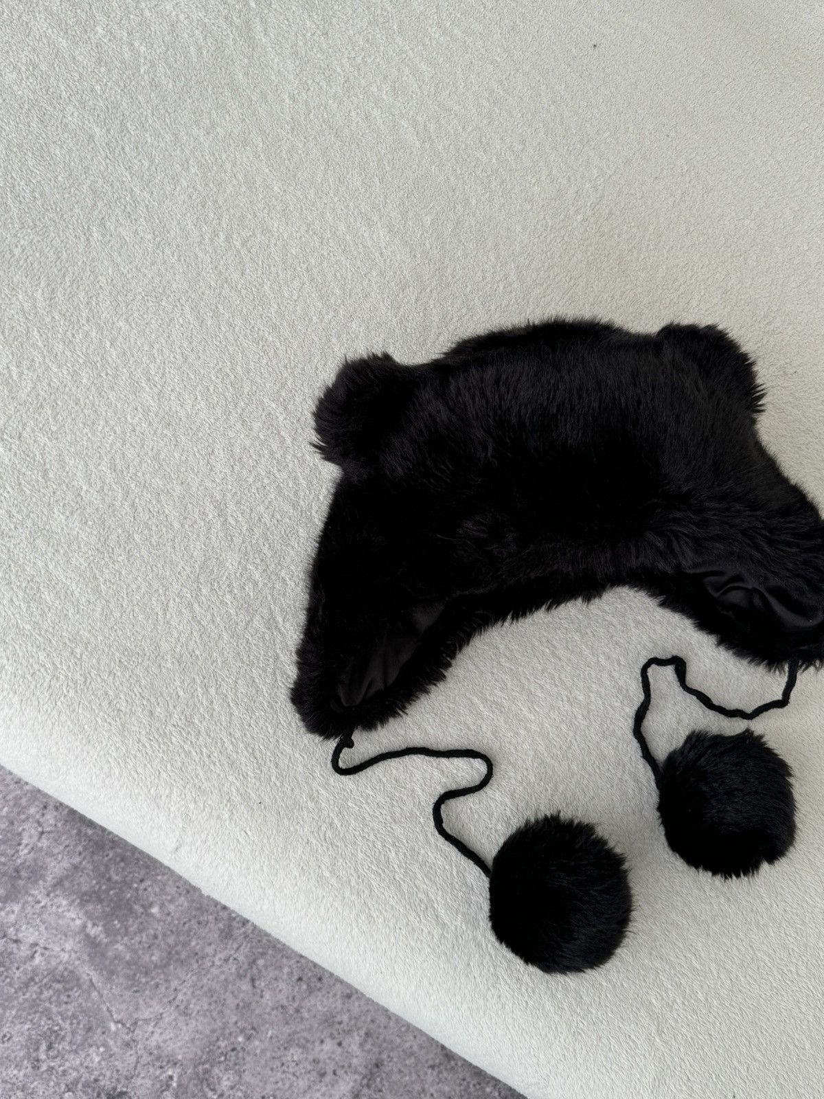Other Vintage Y2K fuzzy fur ushanka hat punk Japanese mohair Size ONE SIZE - 3 Thumbnail
