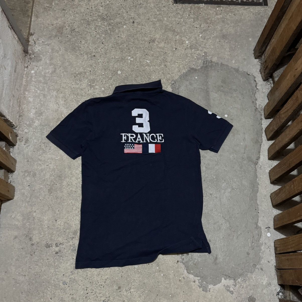 Polo Ralph Lauren × Ralph Lauren Vintage Polo Ralph Lauren y2k embroidered france usa flag Size US L / EU 52-54 / 3 - 2 Thumbnail