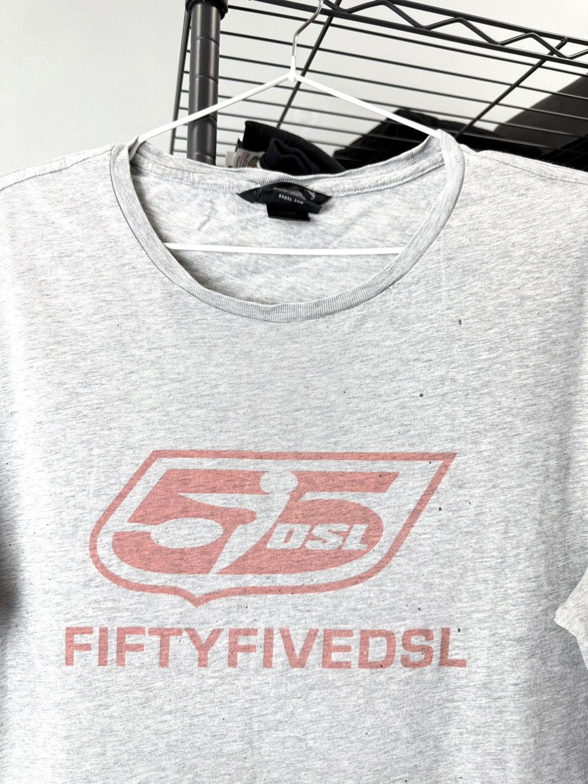 55DSL Vintage 55DSL Distressed Diesel T Shirt Size US L / EU 52-54 / 3 - 2 Thumbnail