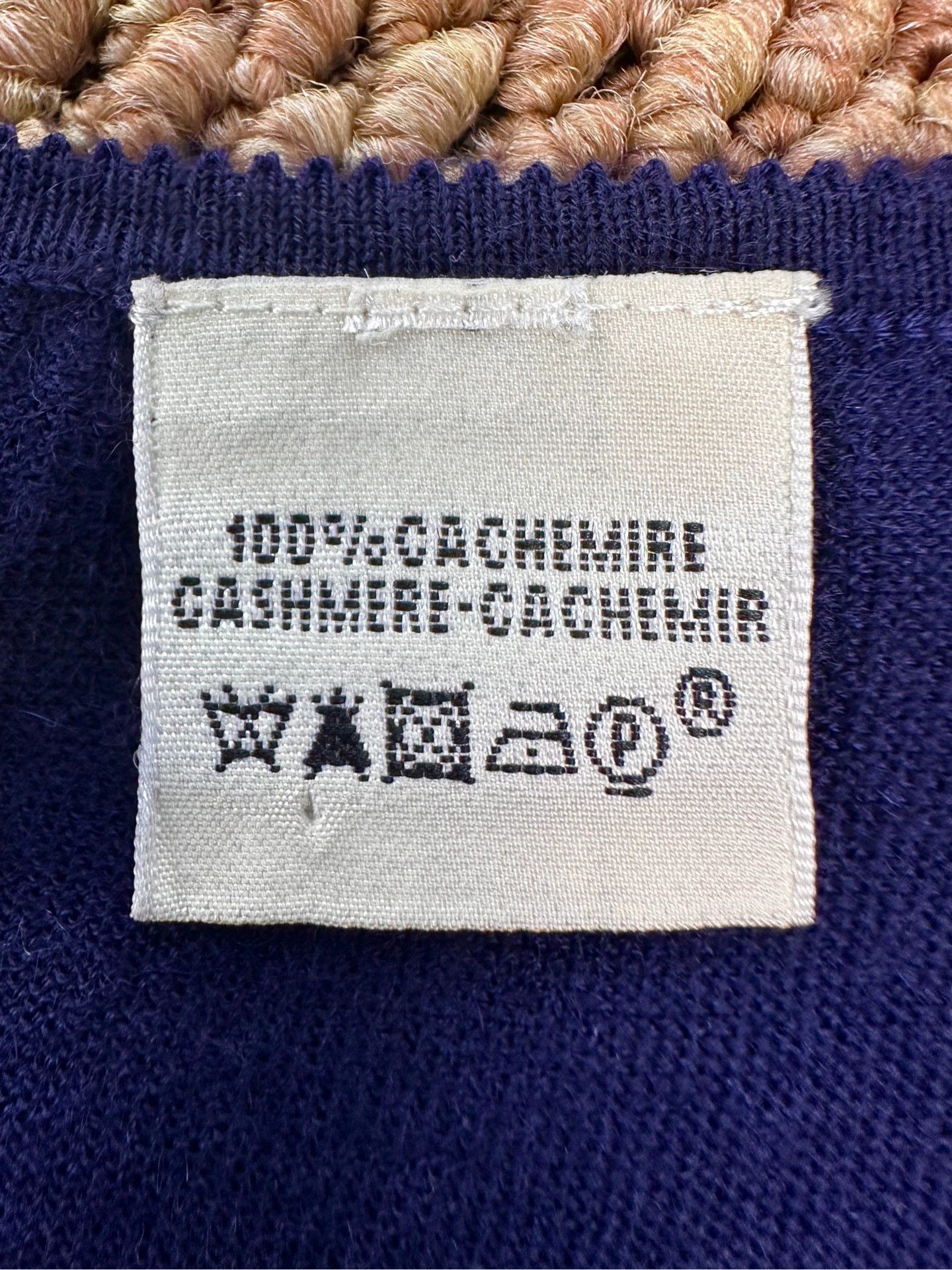 Hermes HERMES JPG Gaultier cashmere cami women's navy blue Size M / US 6-8 / IT 42-44 - 9 Thumbnail