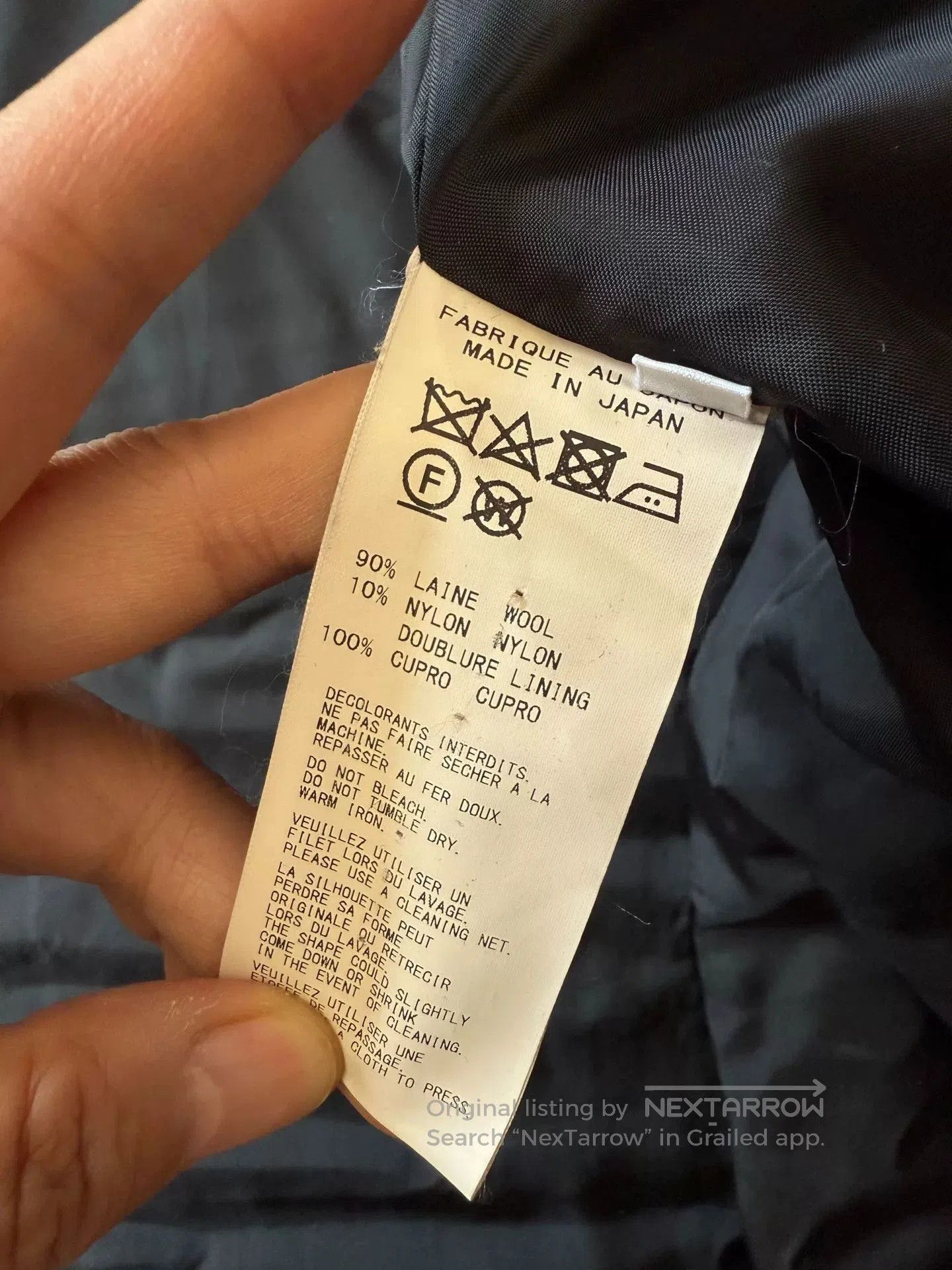 Yohji Yamamoto Yohji Yamamoto Wool Coat Size 2 Black Long. Size US M / EU 48-50 / 2 - 4 Thumbnail