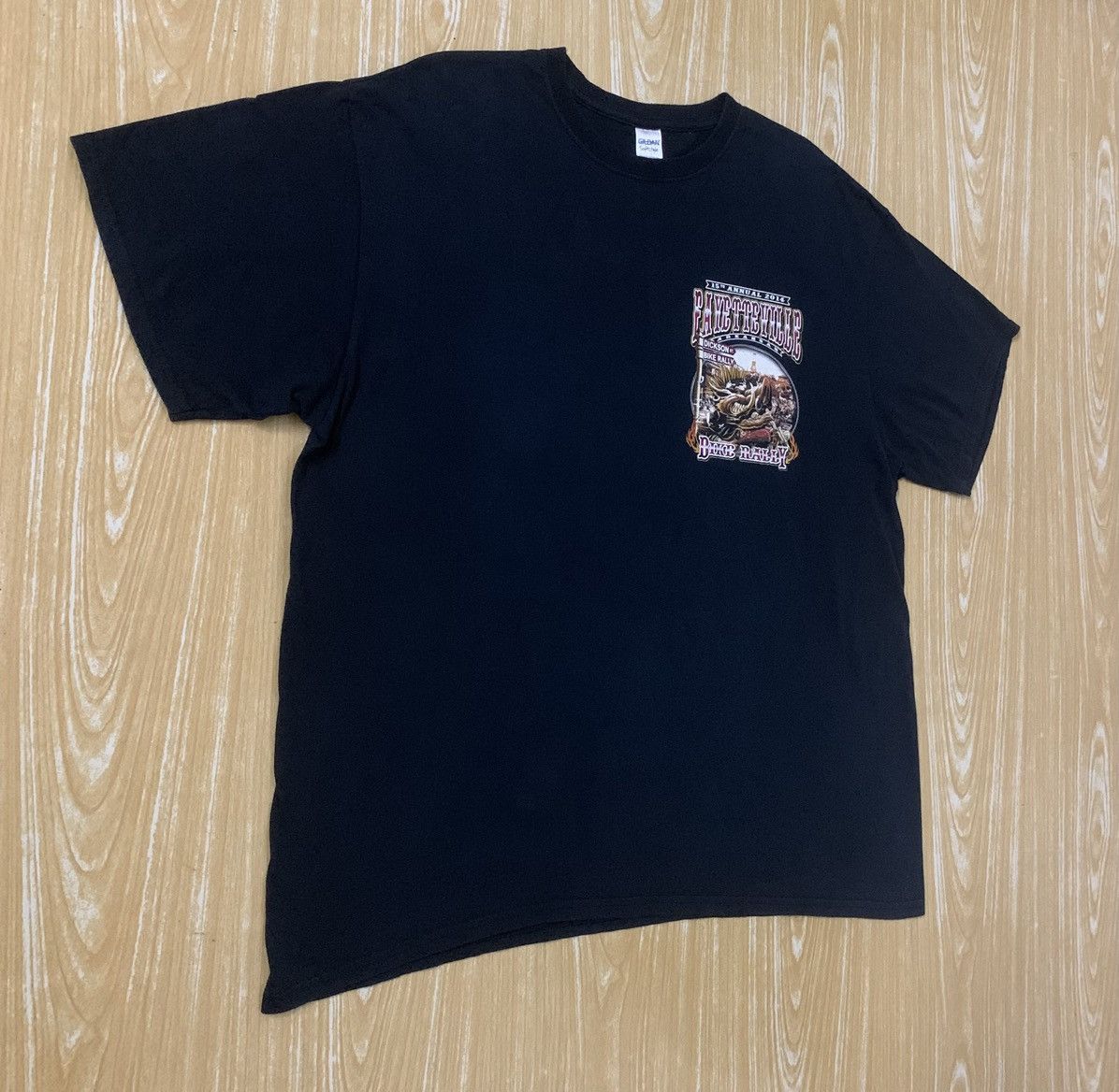 Other Fayetteville 15th Annual 2014 Hog Rider Bike Rally T Shirt Size US XXL / EU 58 / 5 - 4 Thumbnail