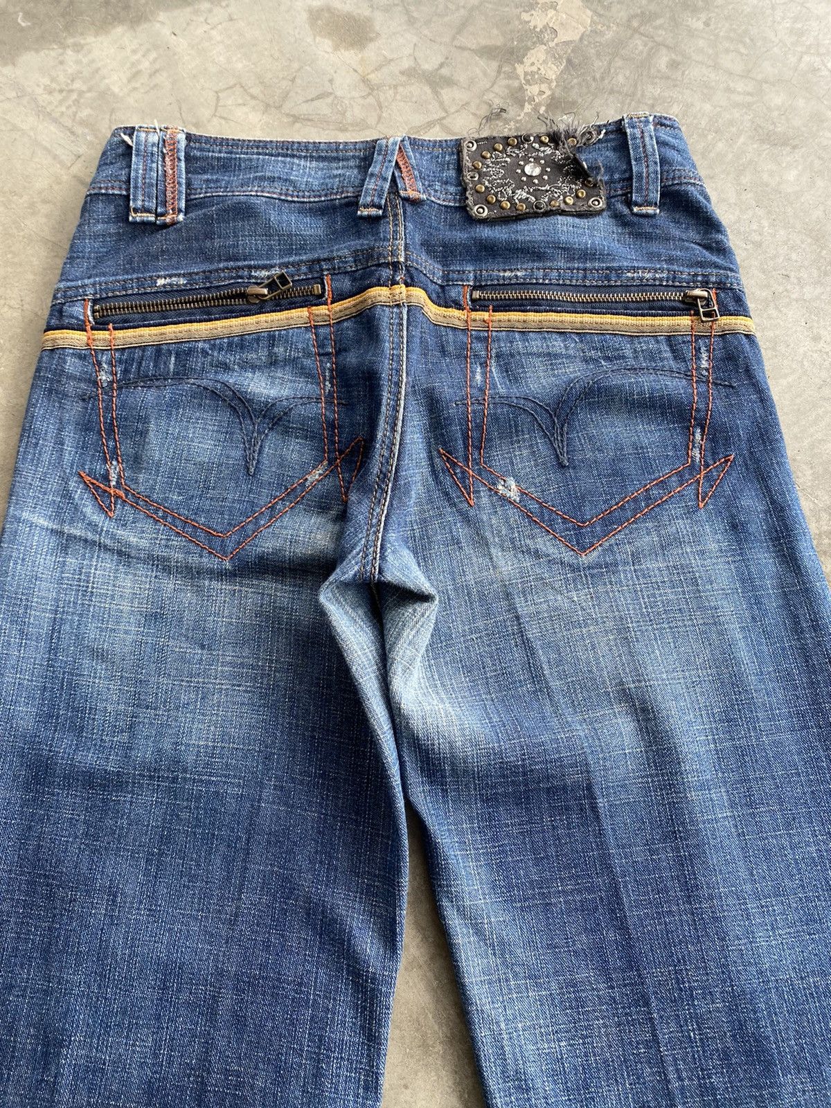 Hysteric Glamour × Japanese Brand × PERSON'S Flare Baggy Japan Person’s Washed Blue p53 Size US 29 - 5 Thumbnail